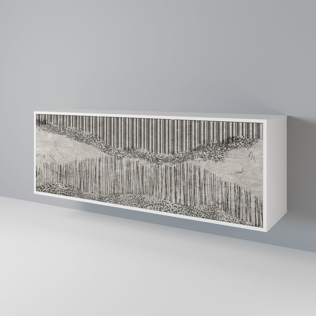 GRAIN LINES 3-türiges Sideboard