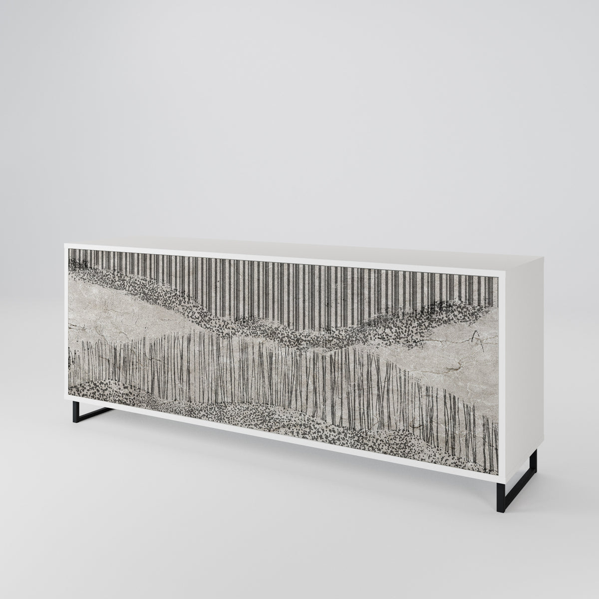 GRAIN LINES 3-türiges Sideboard