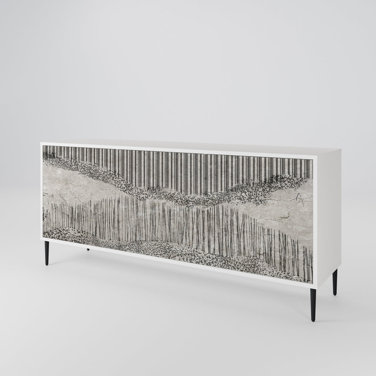 GRAIN LINES 3-türiges Sideboard