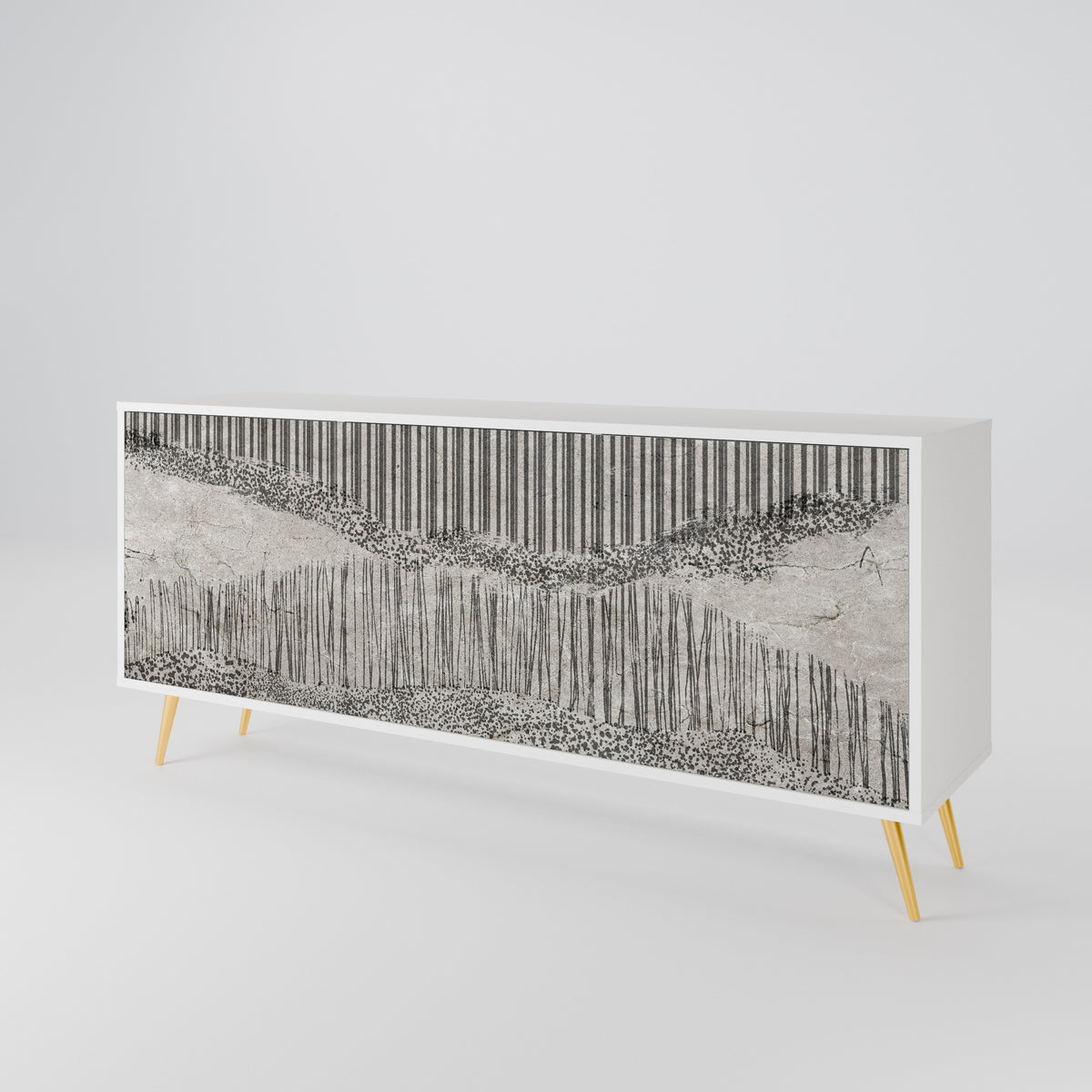 GRAIN LINES 3-türiges Sideboard