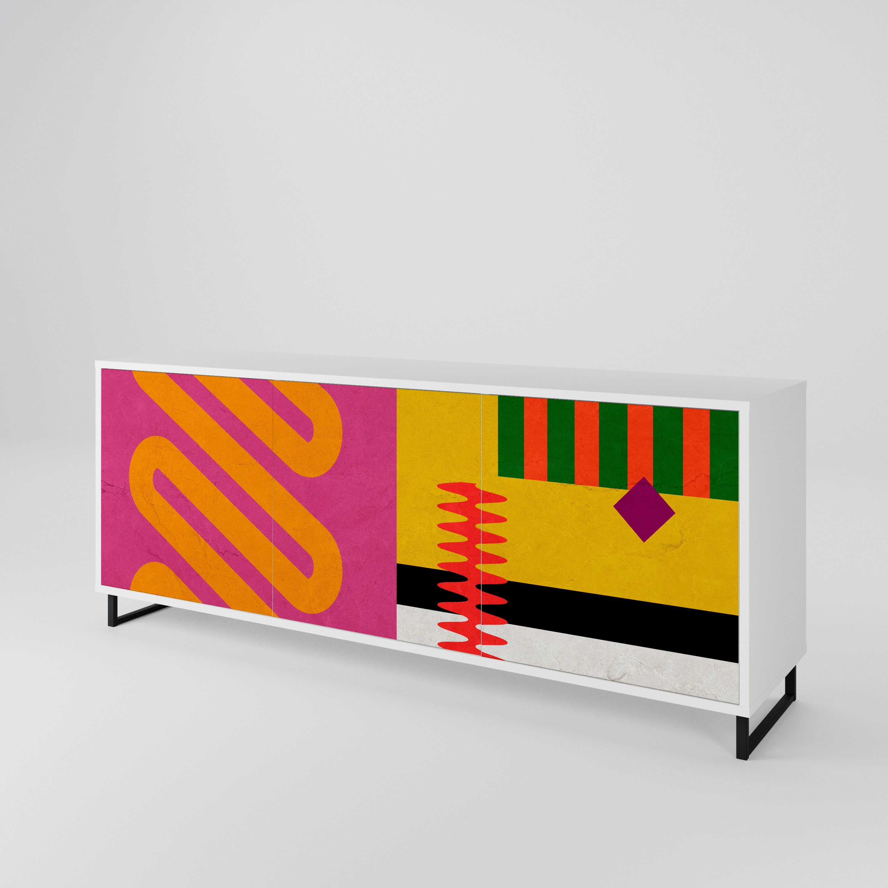 VIVID ART 3-türiges Sideboard
