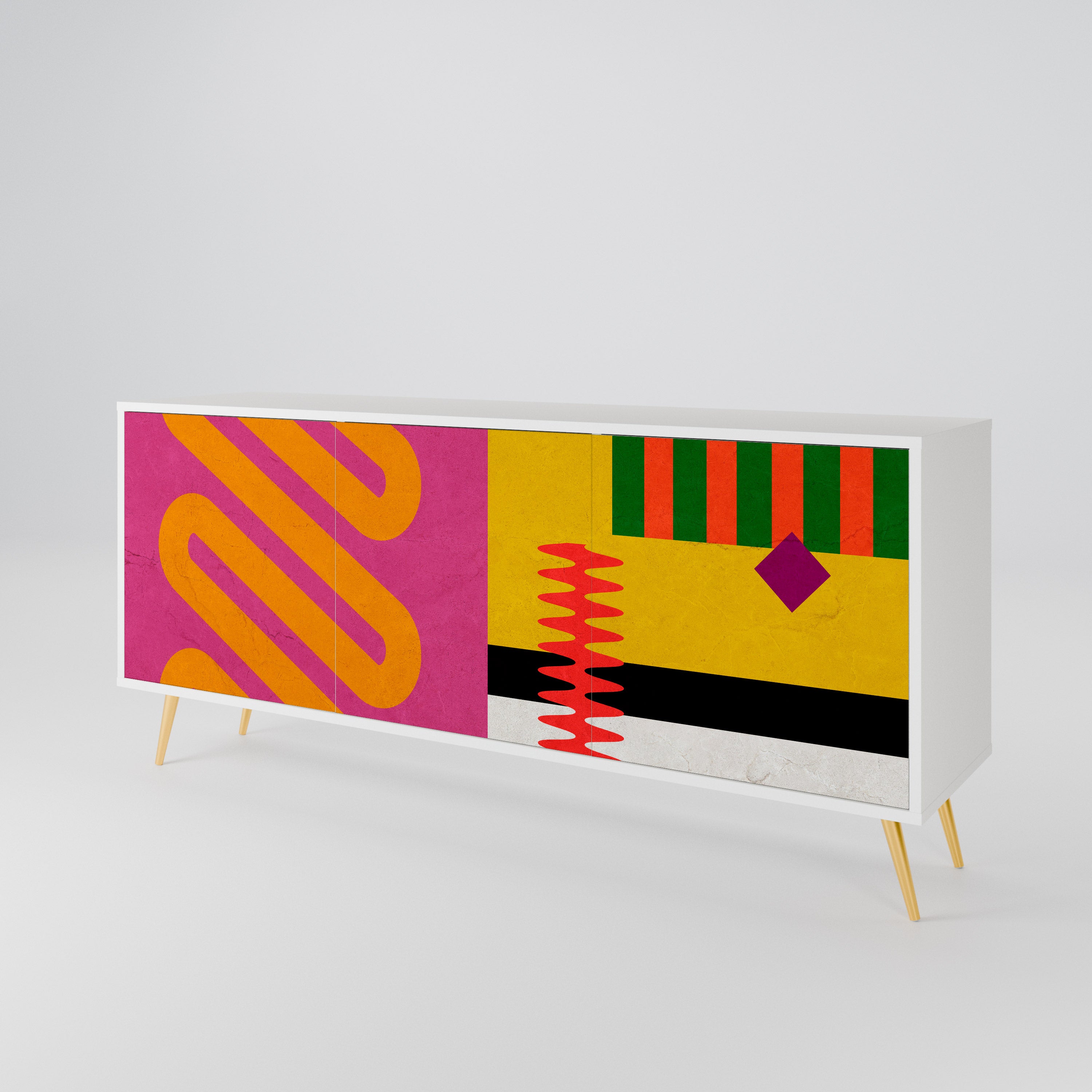 VIVID ART 3-türiges Sideboard