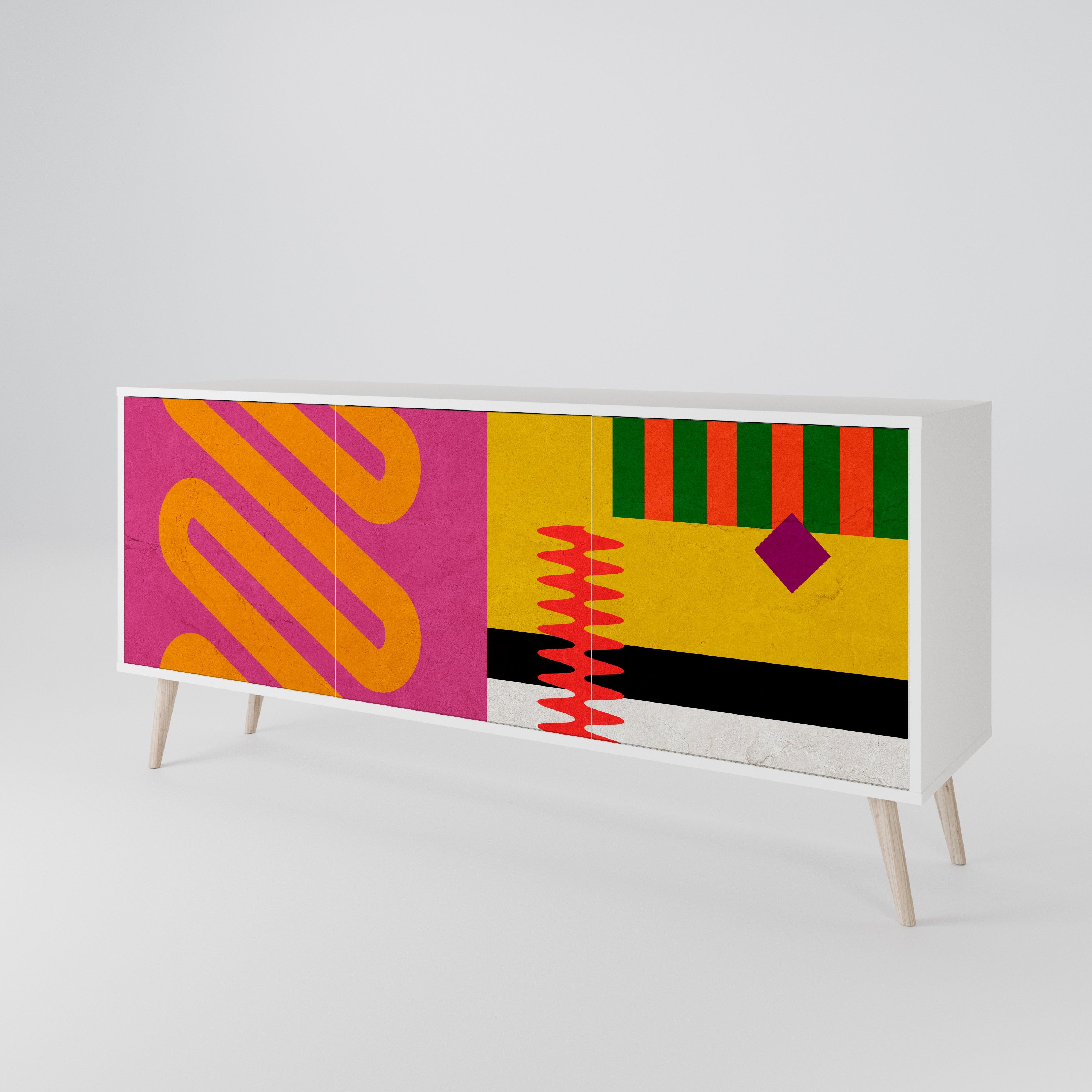 VIVID ART 3-türiges Sideboard