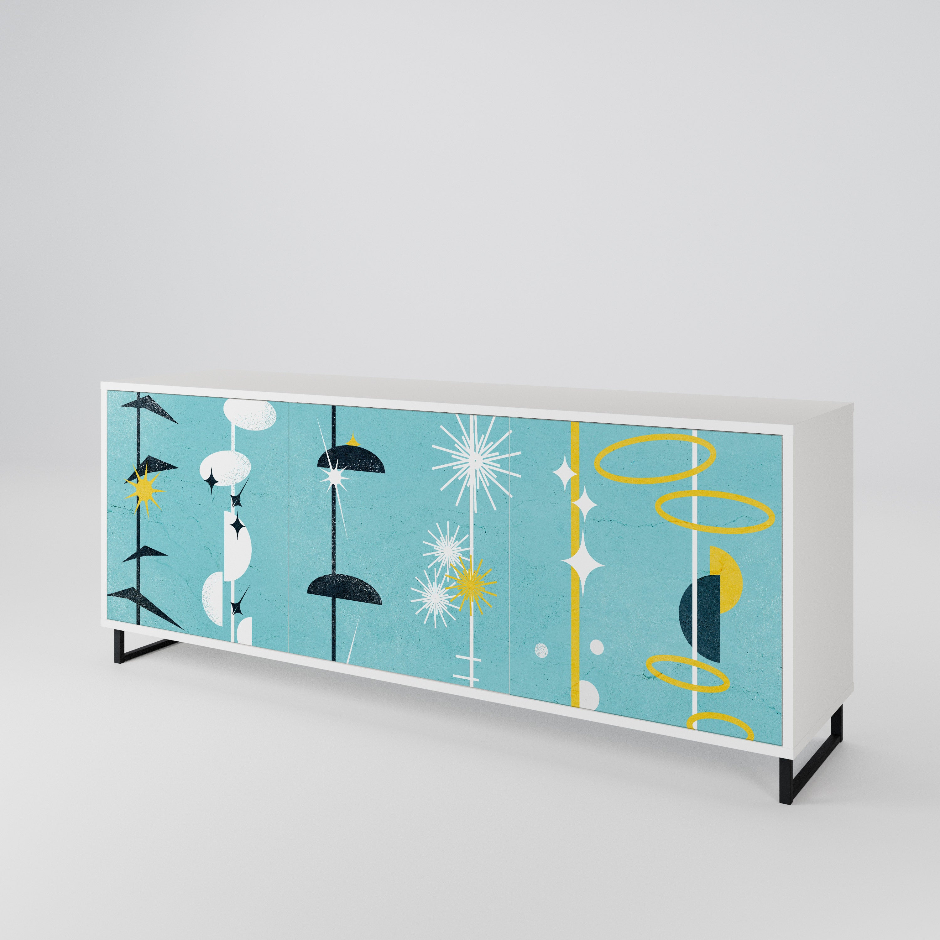 PATHS TO HAPPINESS 3-türiges Sideboard