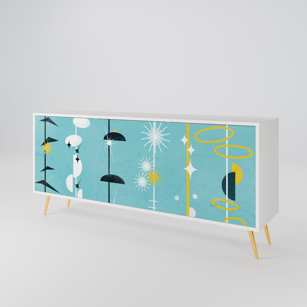 PATHS TO HAPPINESS 3-türiges Sideboard