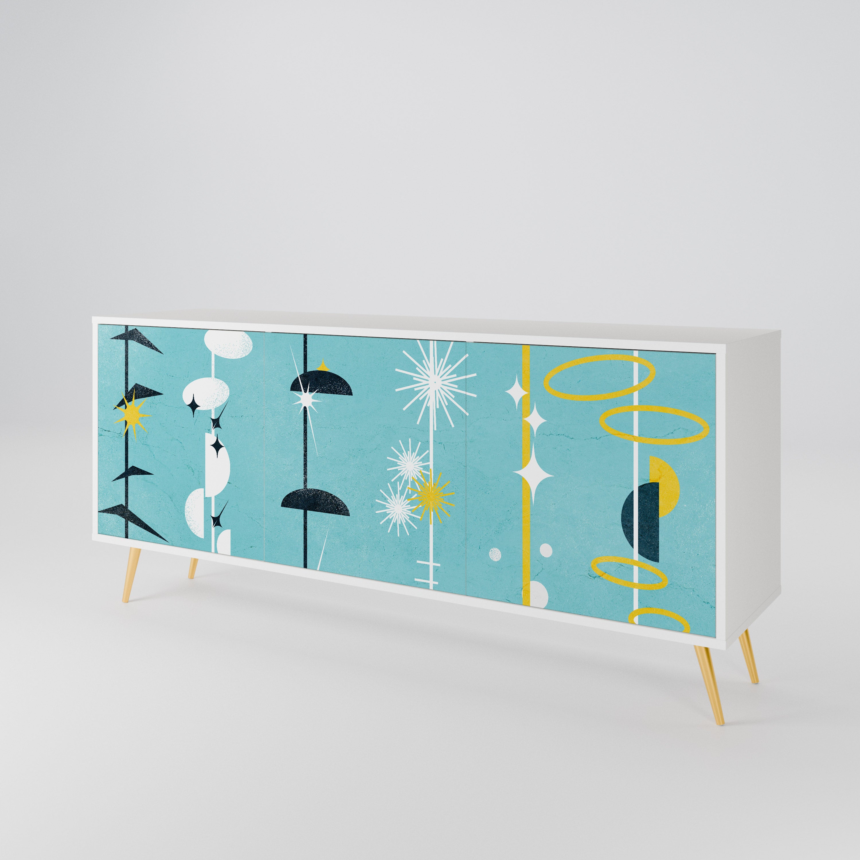 PATHS TO HAPPINESS 3-türiges Sideboard