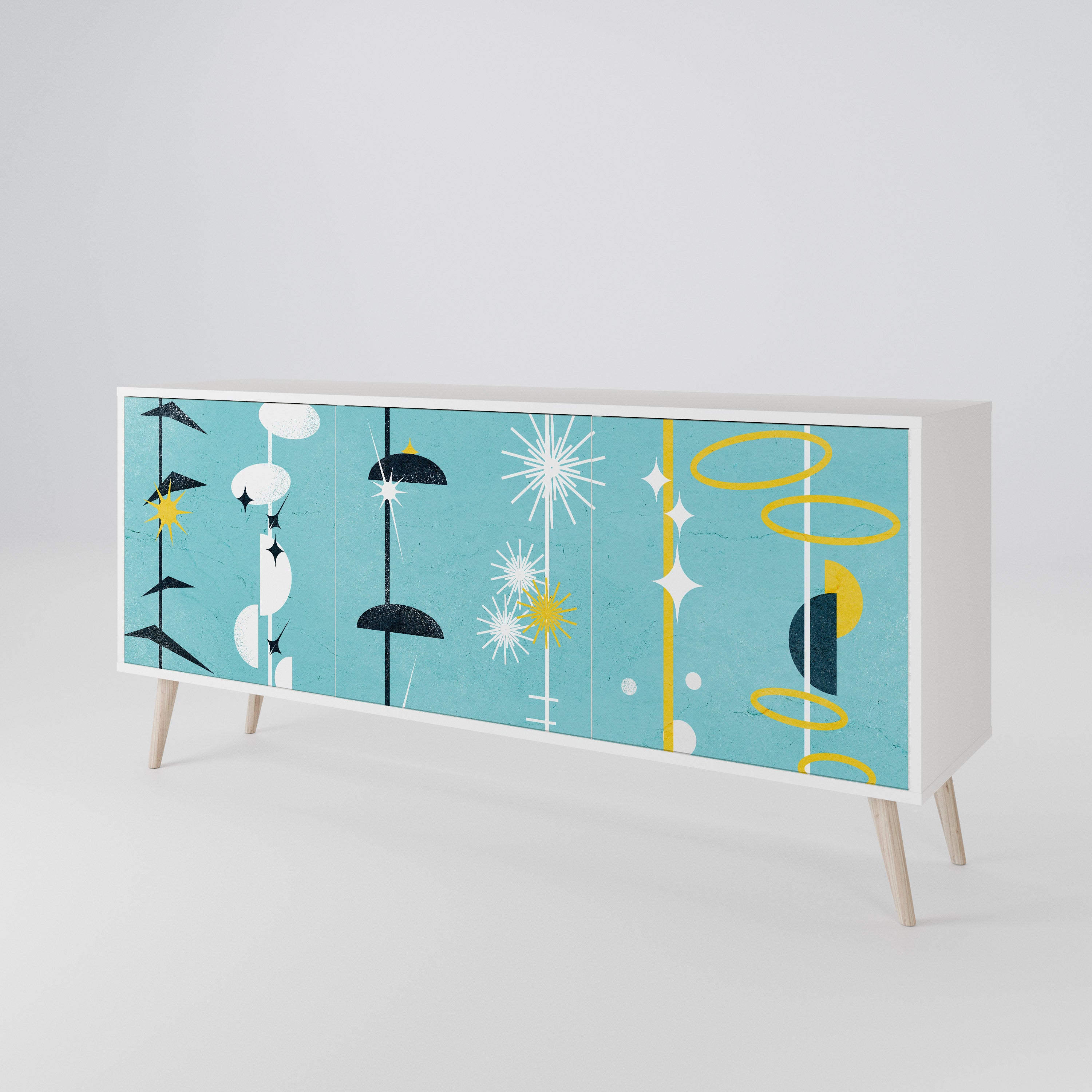 PATHS TO HAPPINESS 3-türiges Sideboard