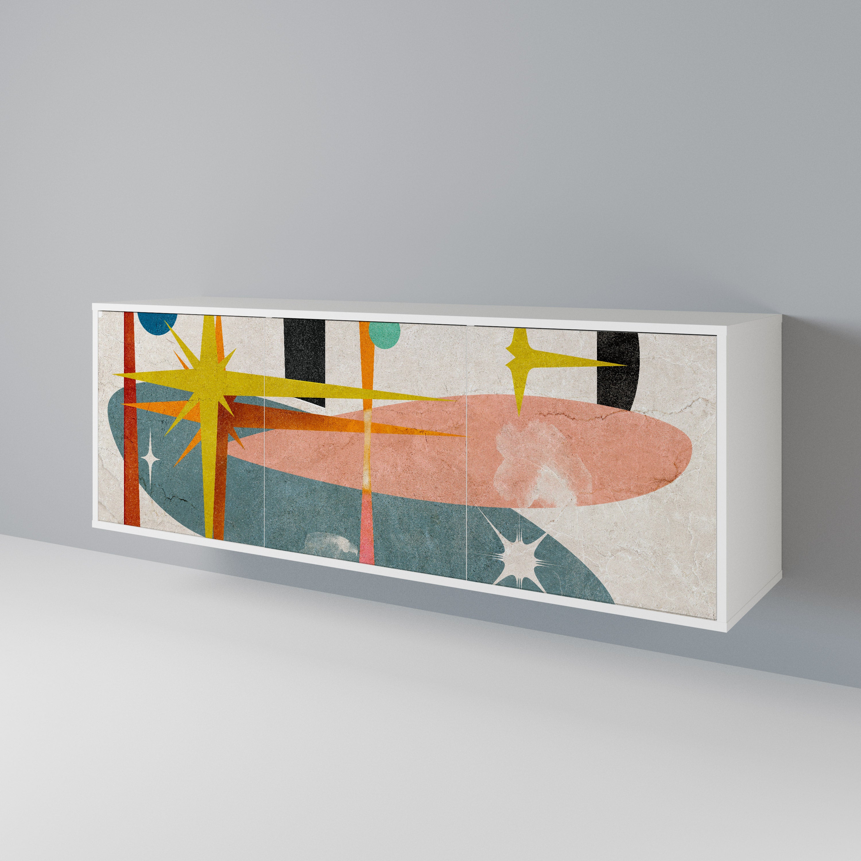 INTERSTELLAR VIBES 3-türiges Sideboard
