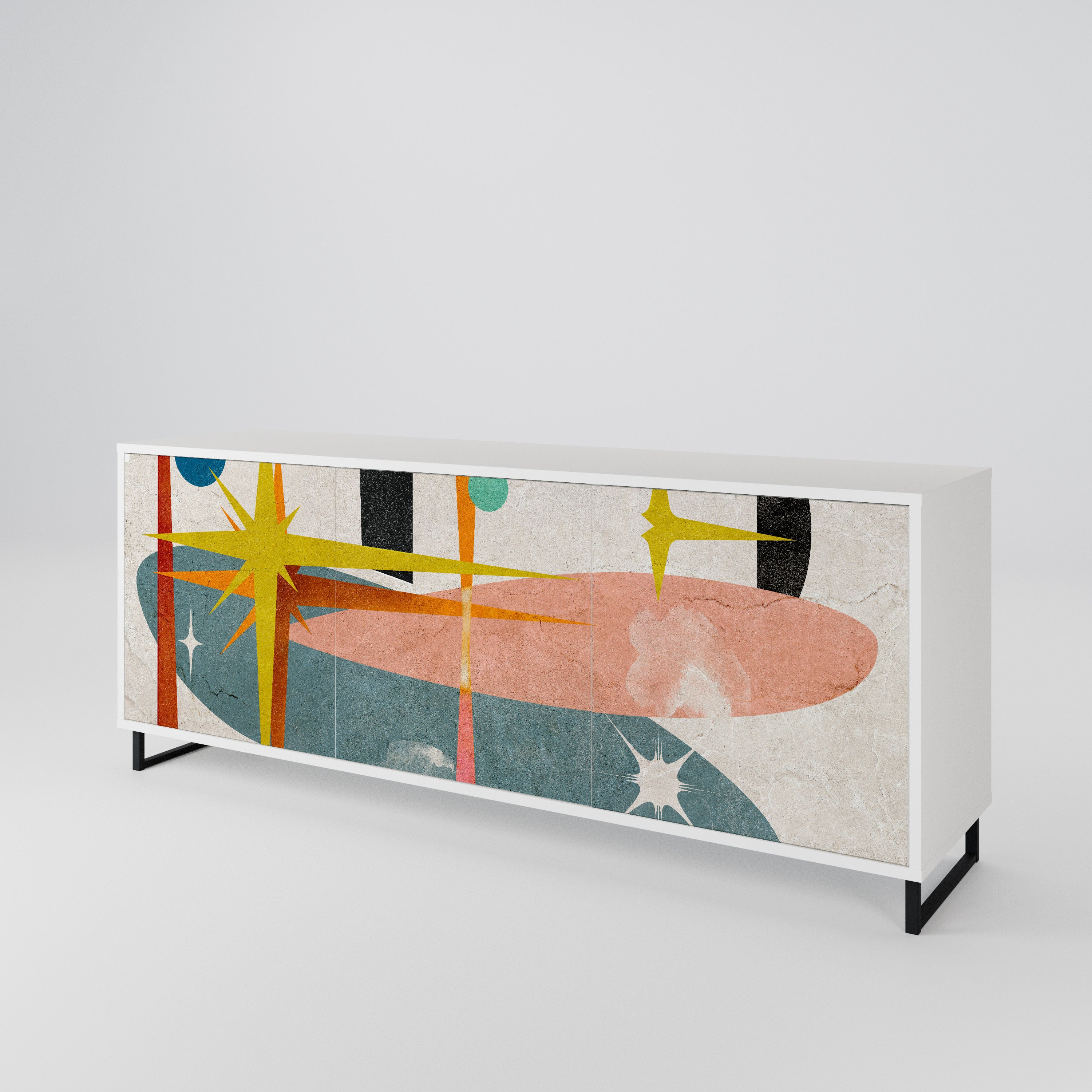 INTERSTELLAR VIBES 3-türiges Sideboard