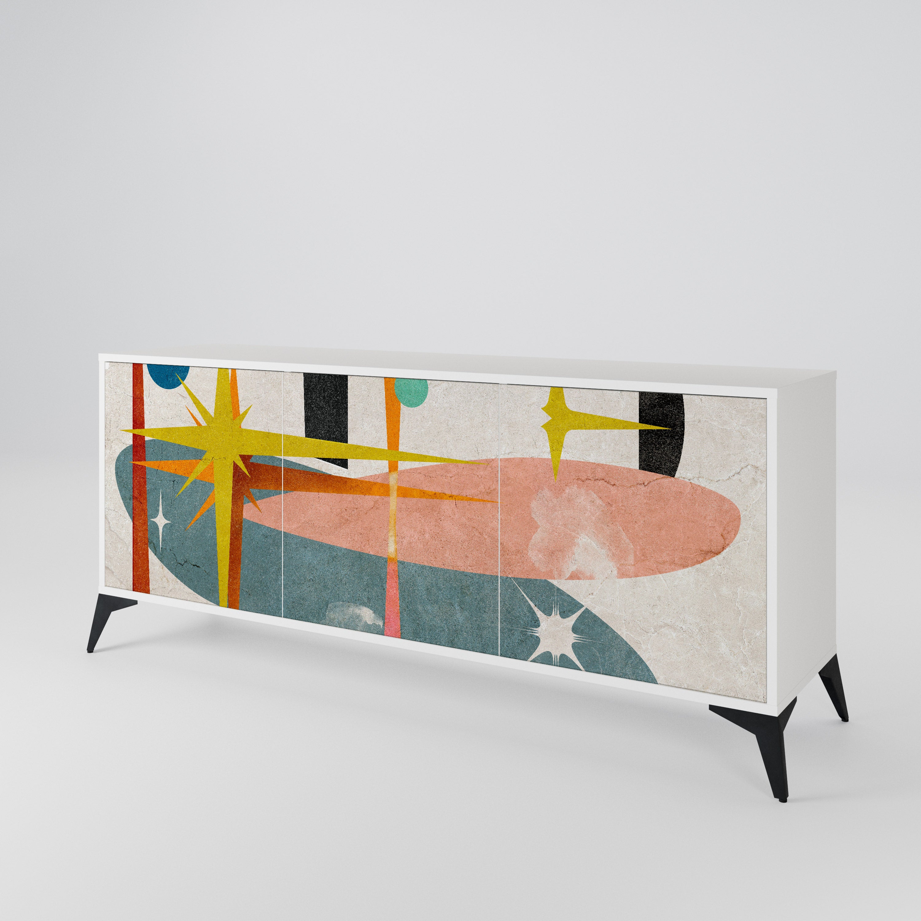 INTERSTELLAR VIBES 3-türiges Sideboard