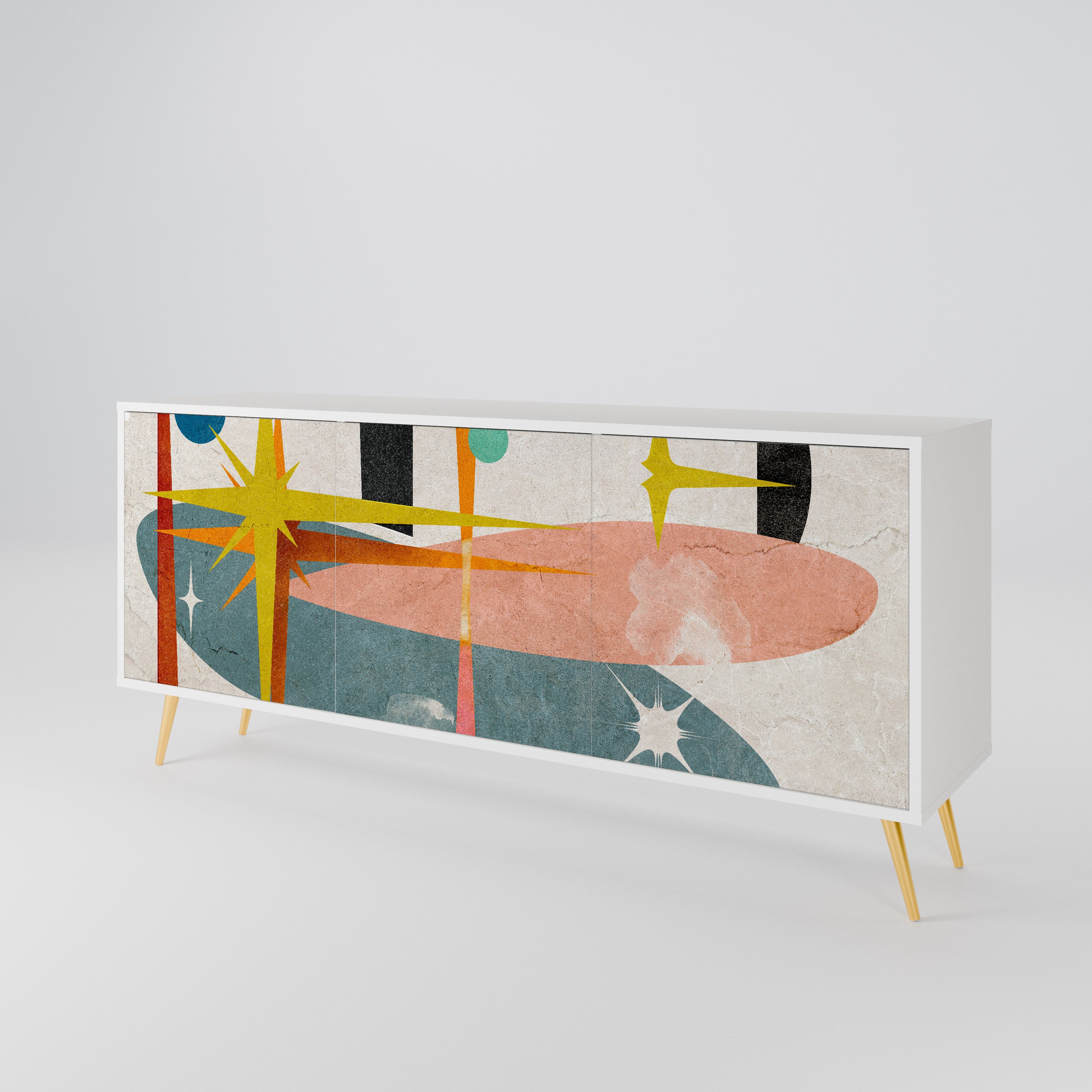 INTERSTELLAR VIBES 3-türiges Sideboard