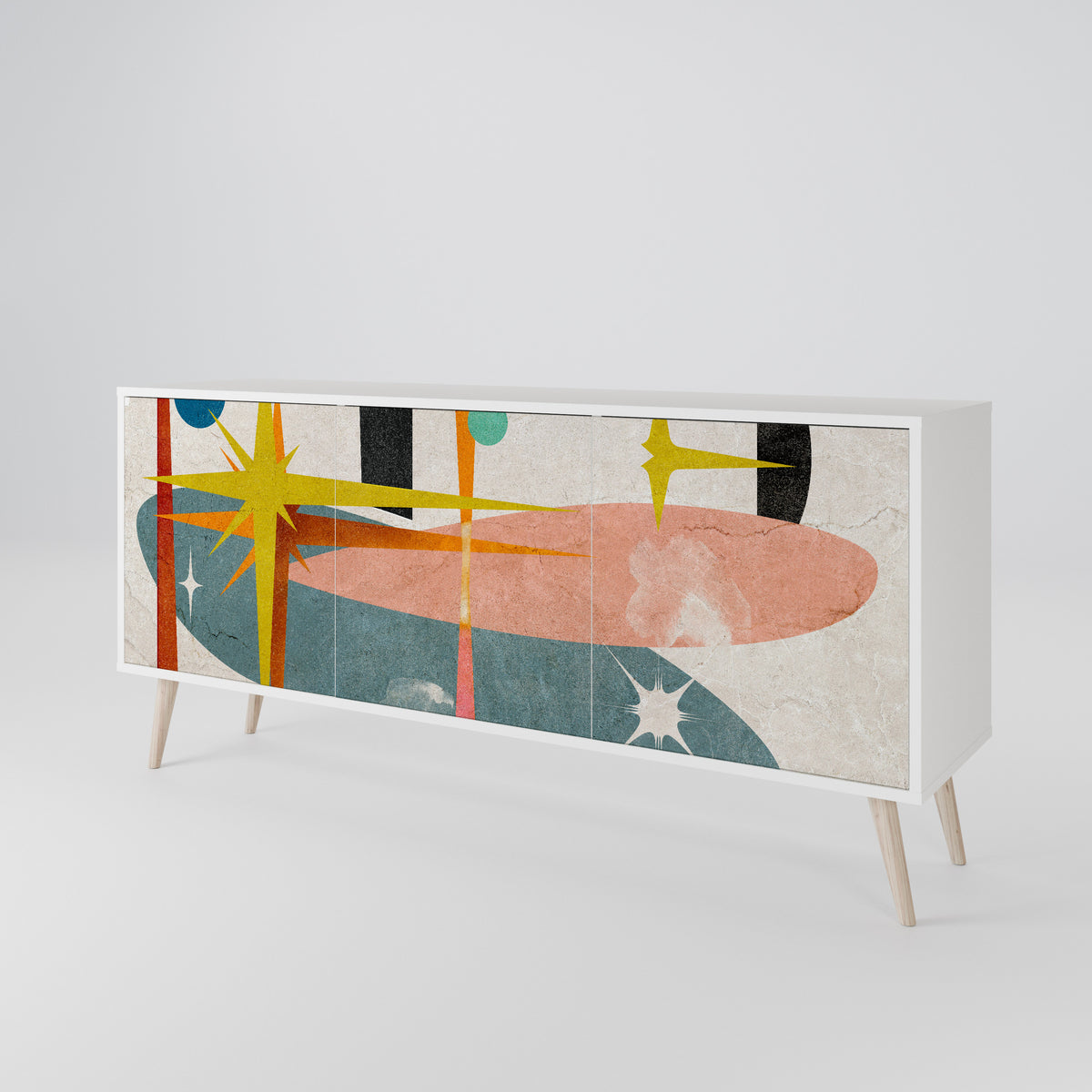 INTERSTELLAR VIBES 3-türiges Sideboard