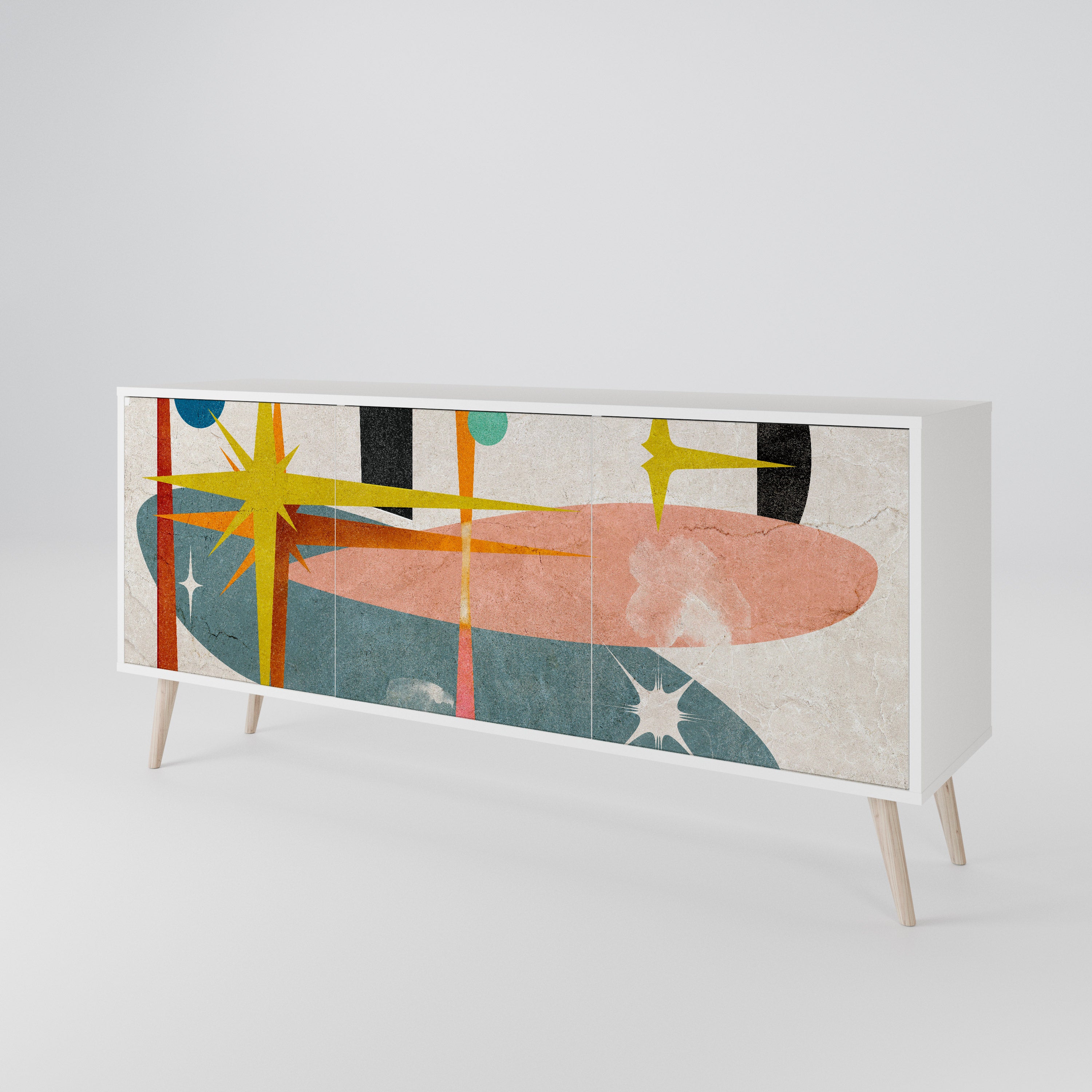 INTERSTELLAR VIBES 3-türiges Sideboard