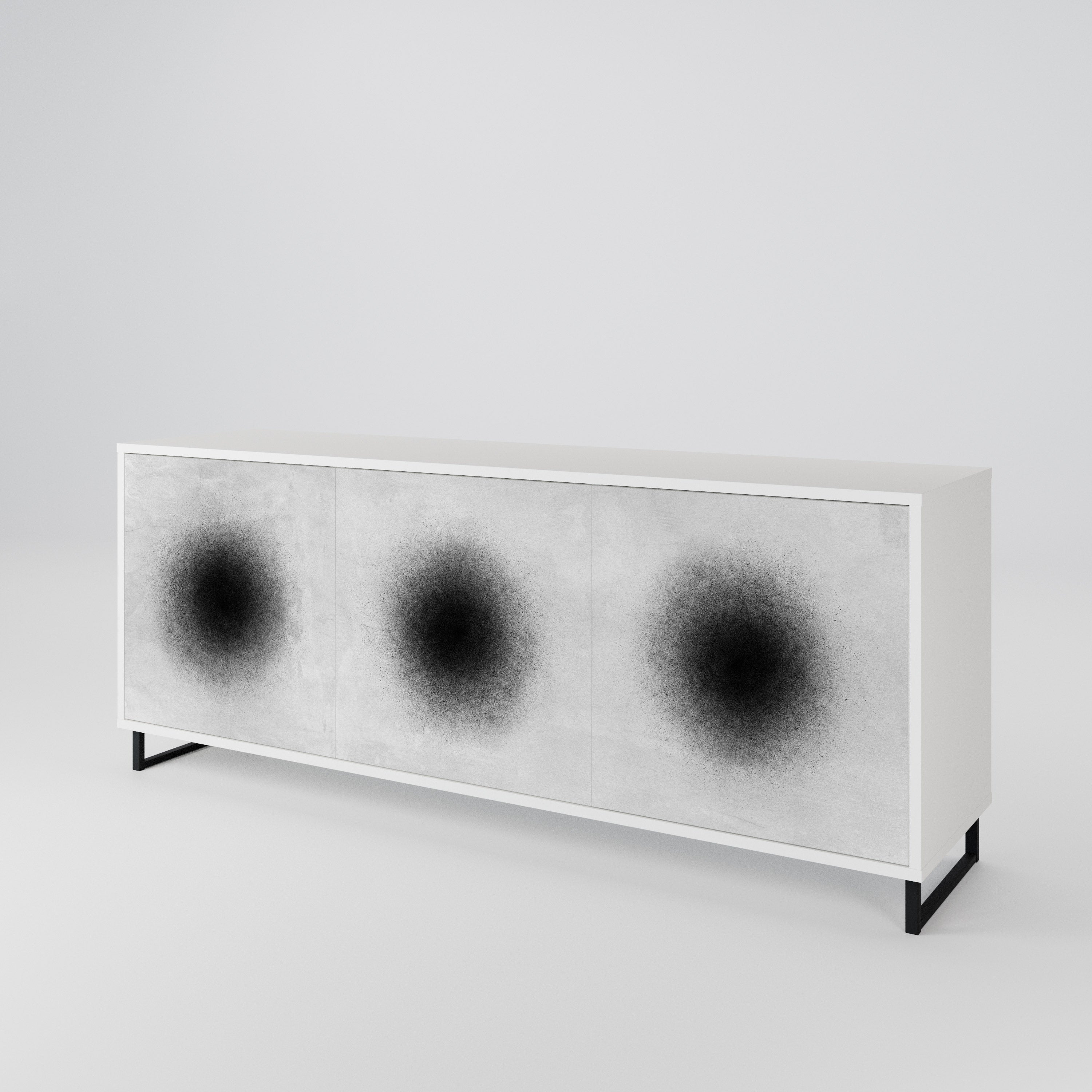 BLACK HOLE 3-türiges Sideboard