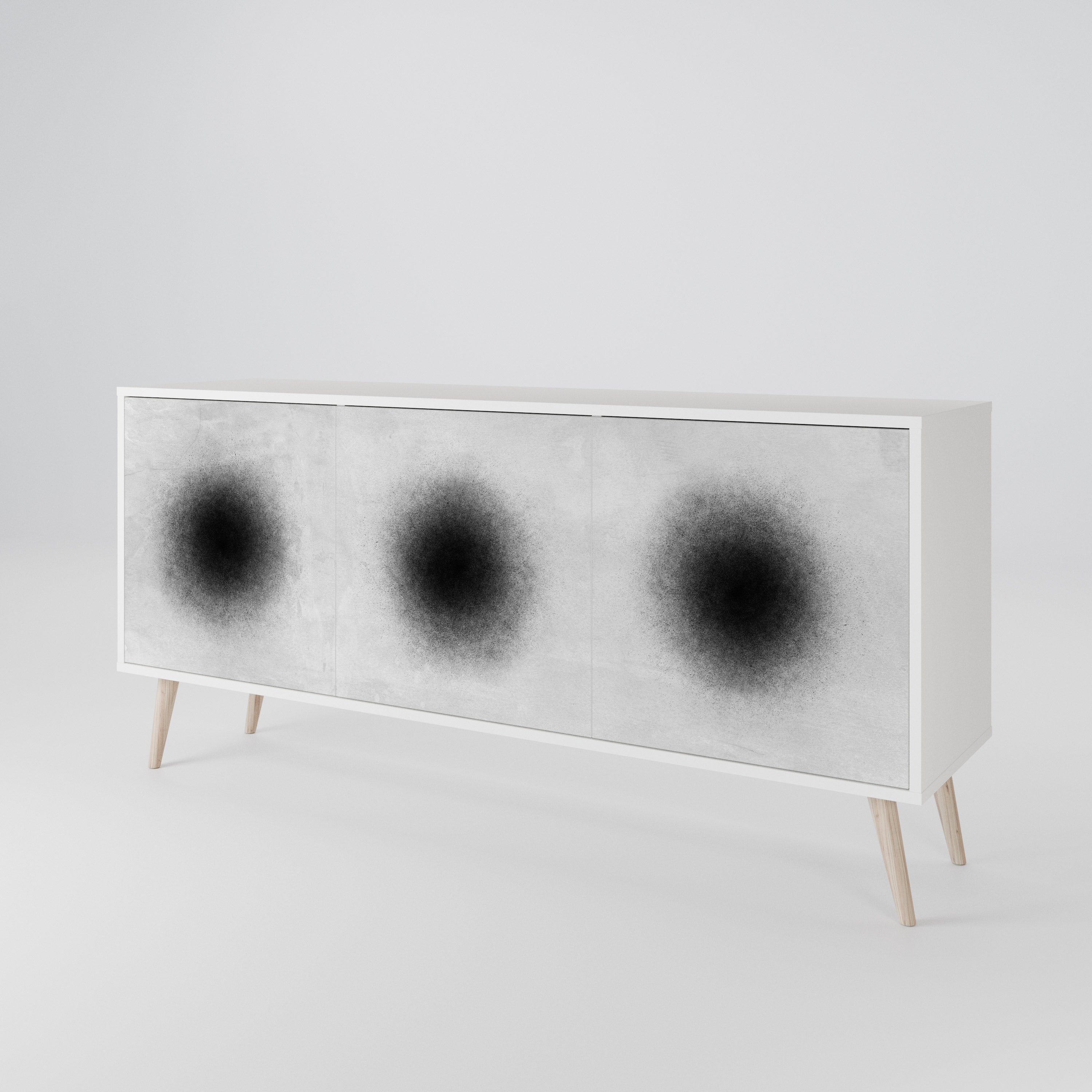 BLACK HOLE 3-türiges Sideboard