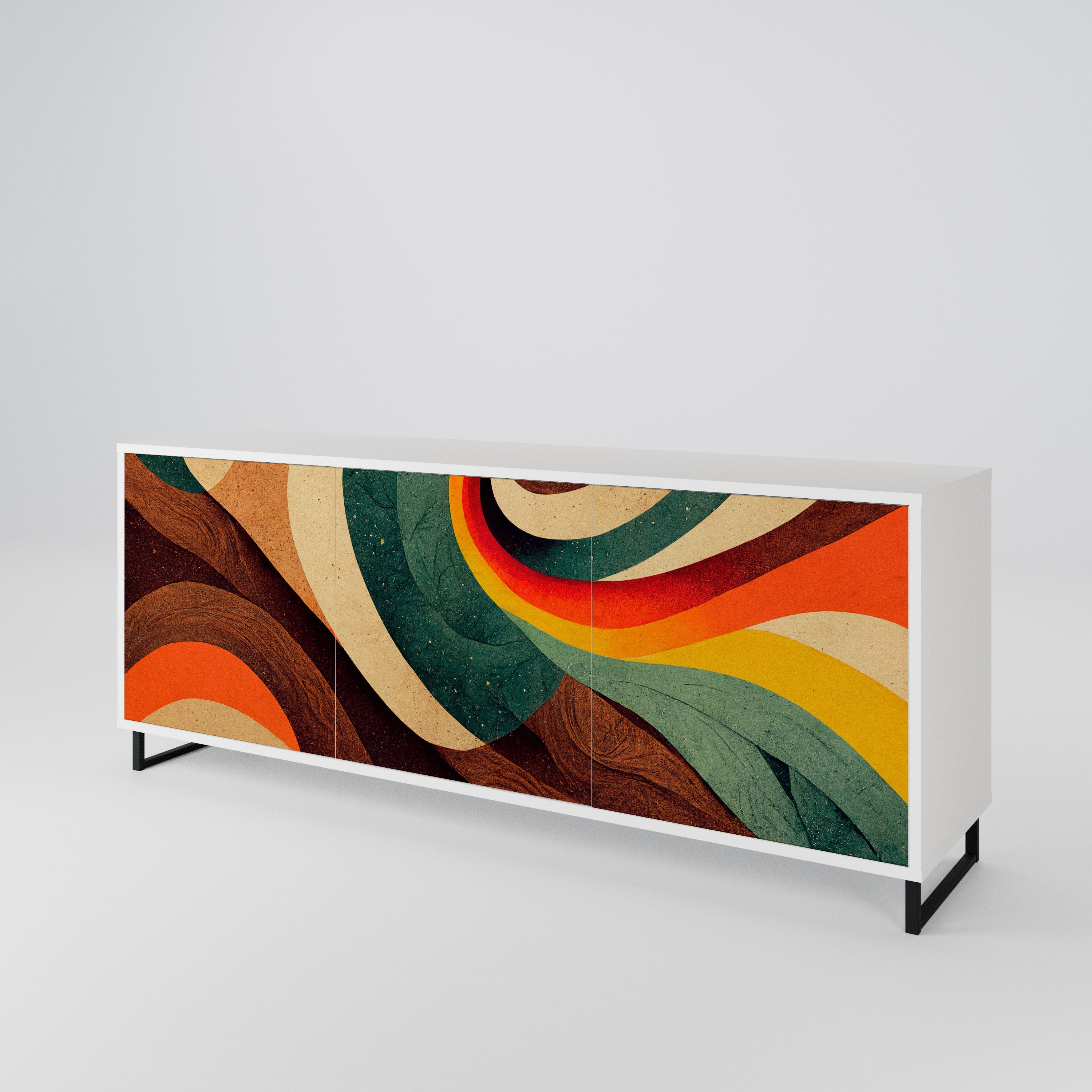 COLORFUL STRANDS 3-türiges Sideboard