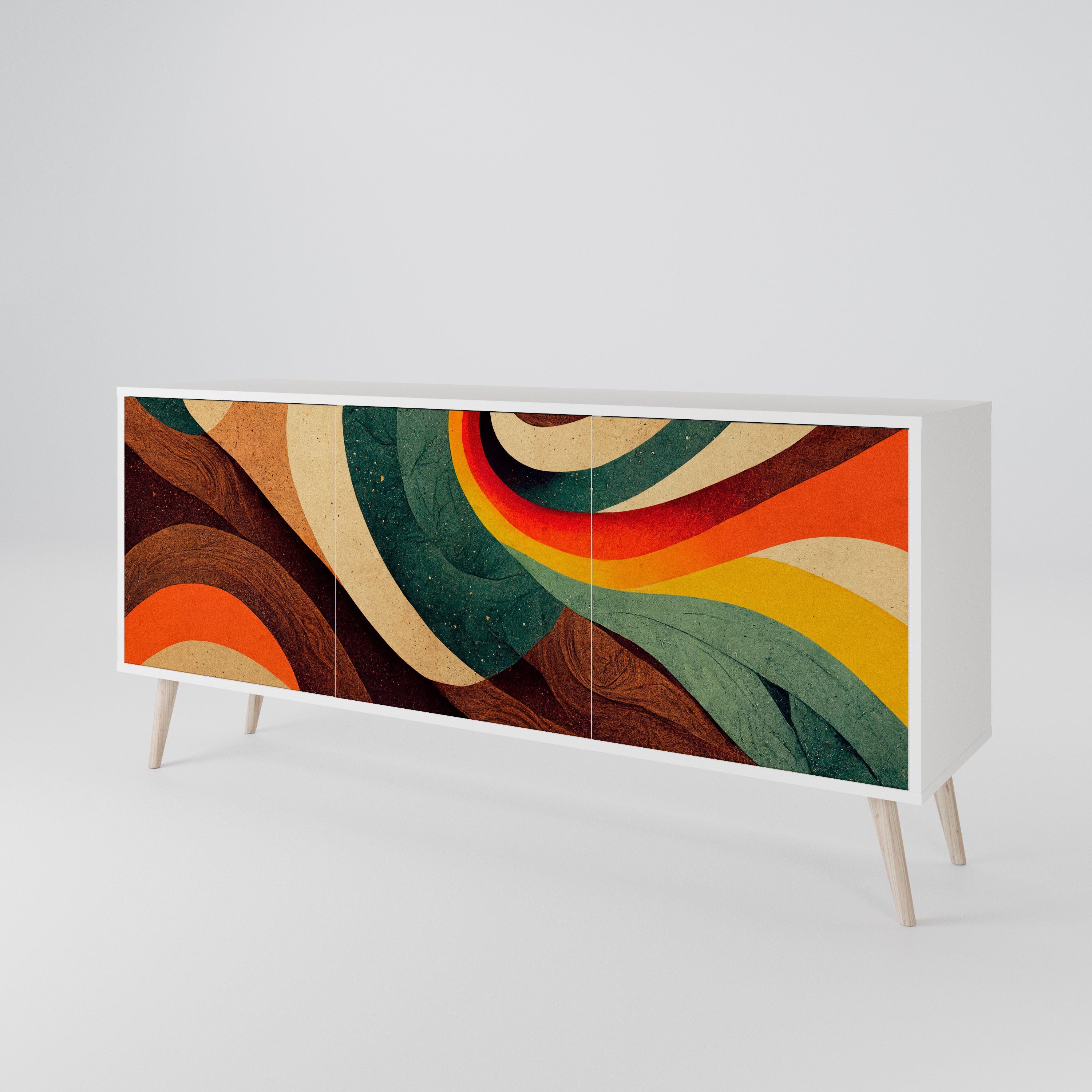 COLORFUL STRANDS 3-türiges Sideboard