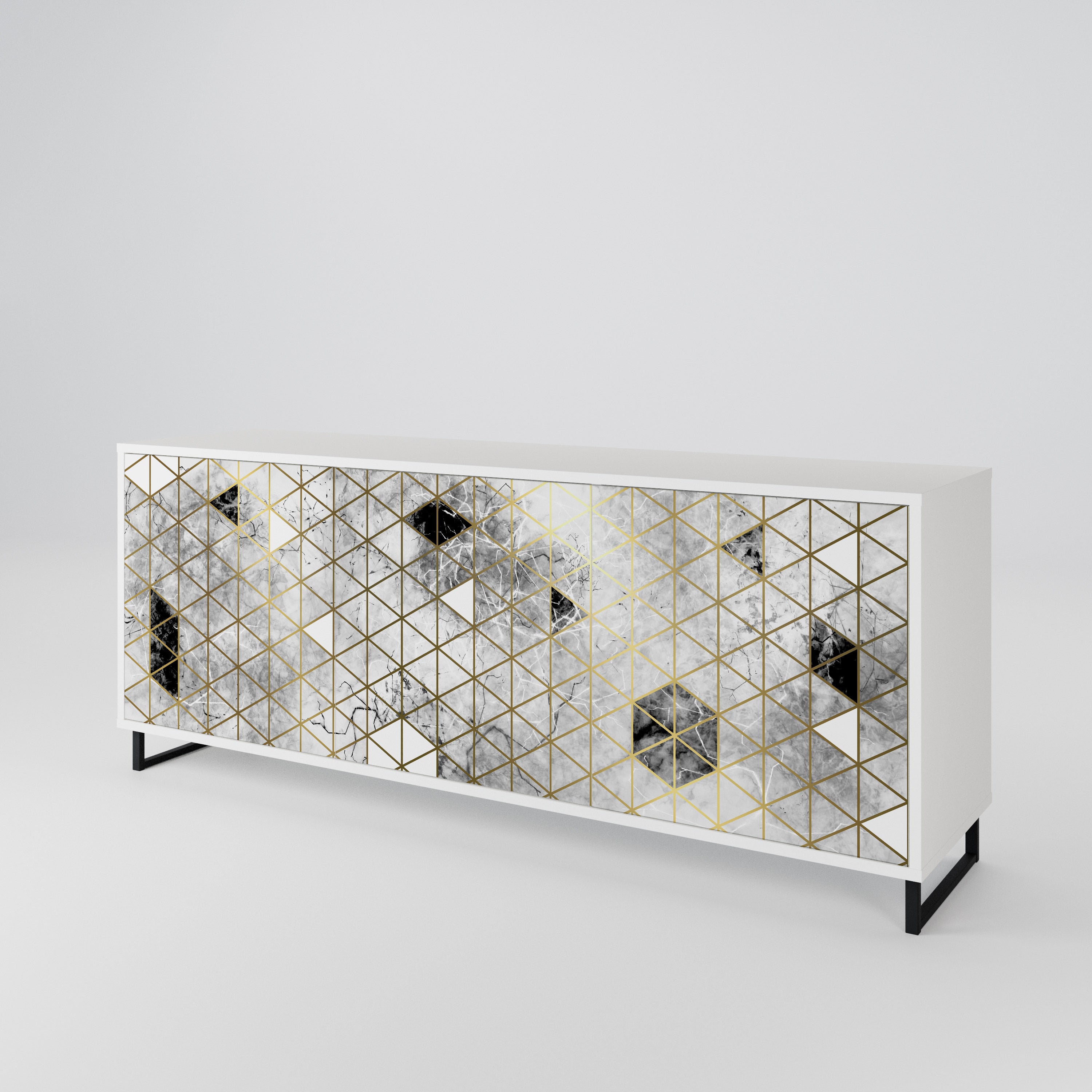 ASHEN ARIA 3-türiges Sideboard