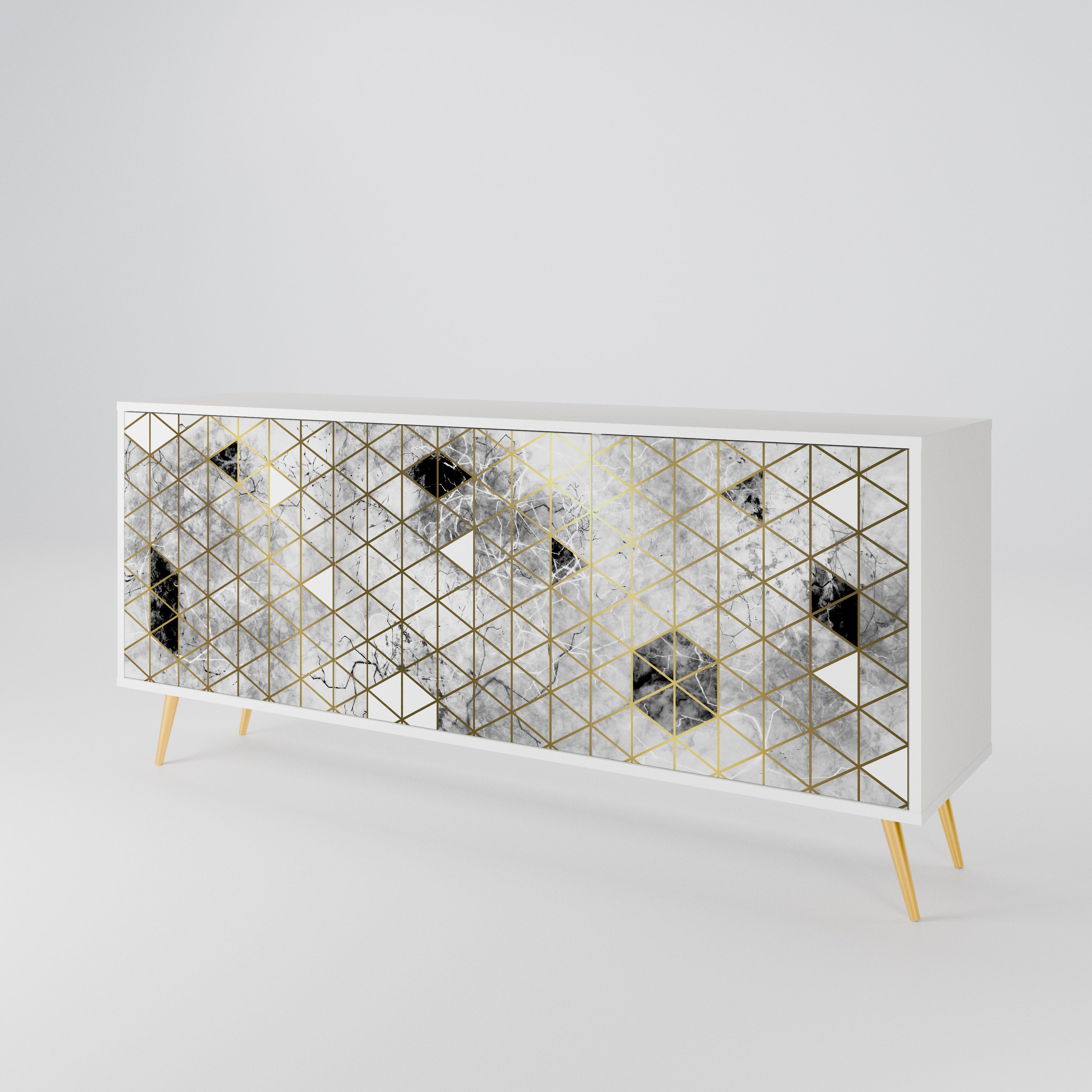 ASHEN ARIA 3-türiges Sideboard
