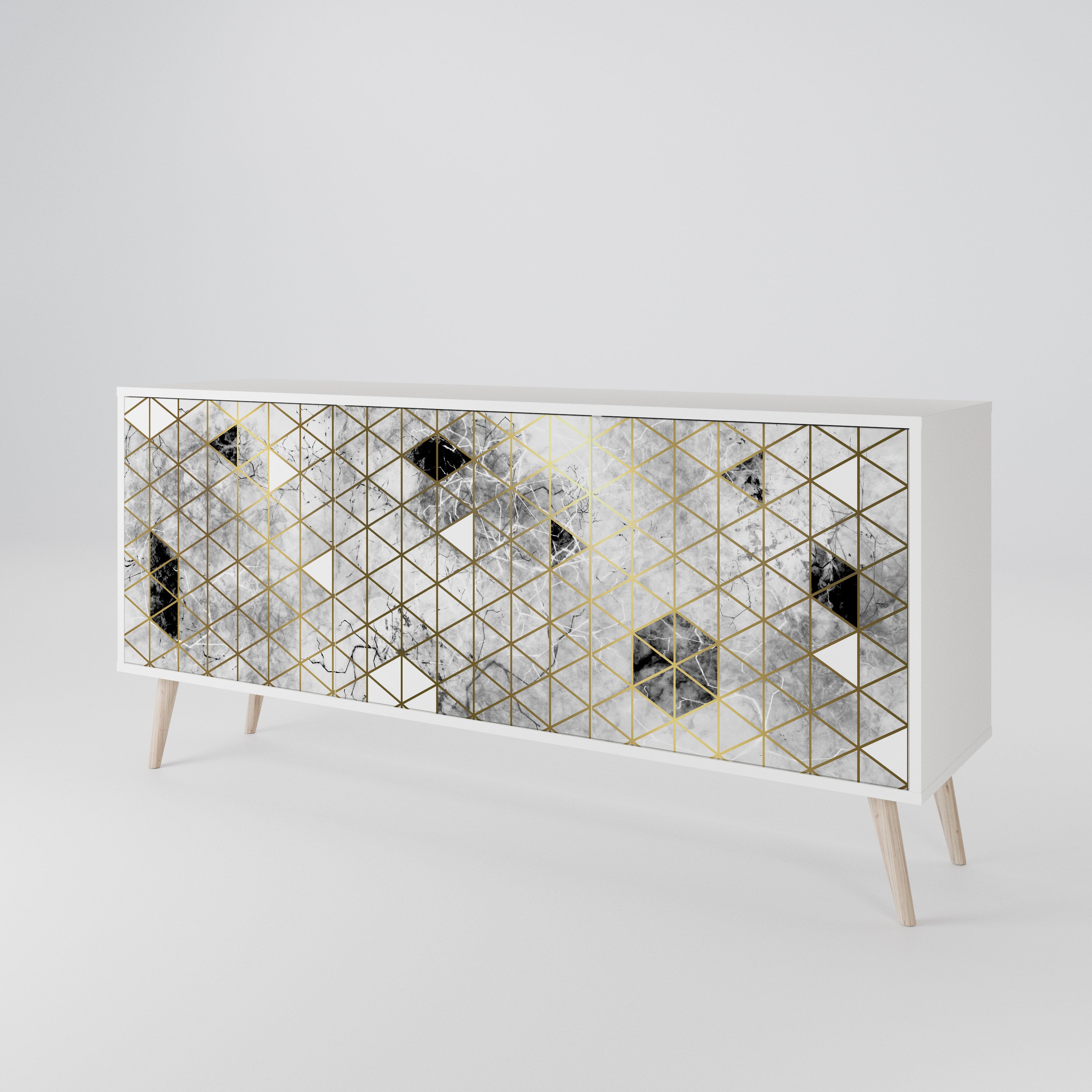 ASHEN ARIA 3-türiges Sideboard