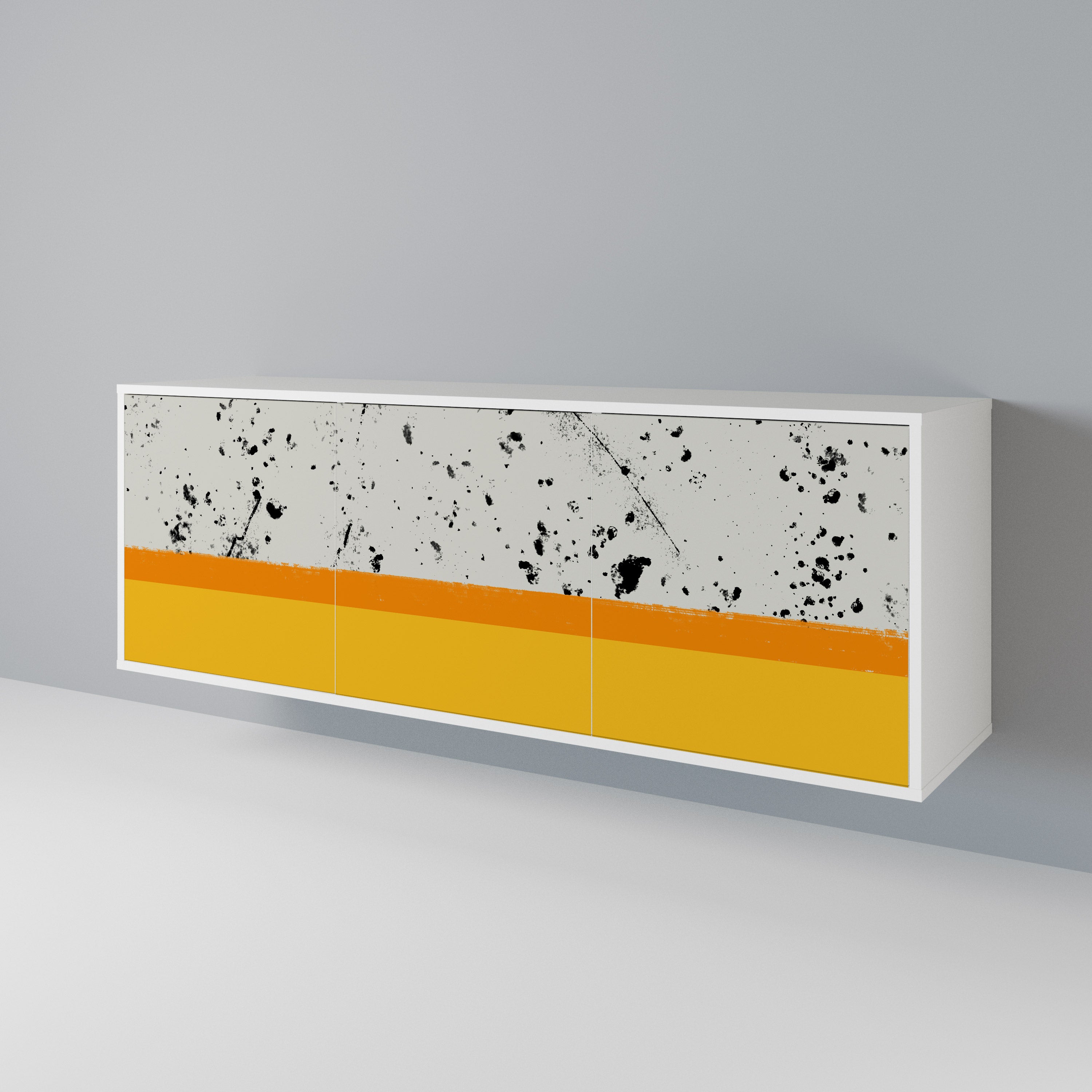 DYED BY ORANGE 3-türiges Sideboard