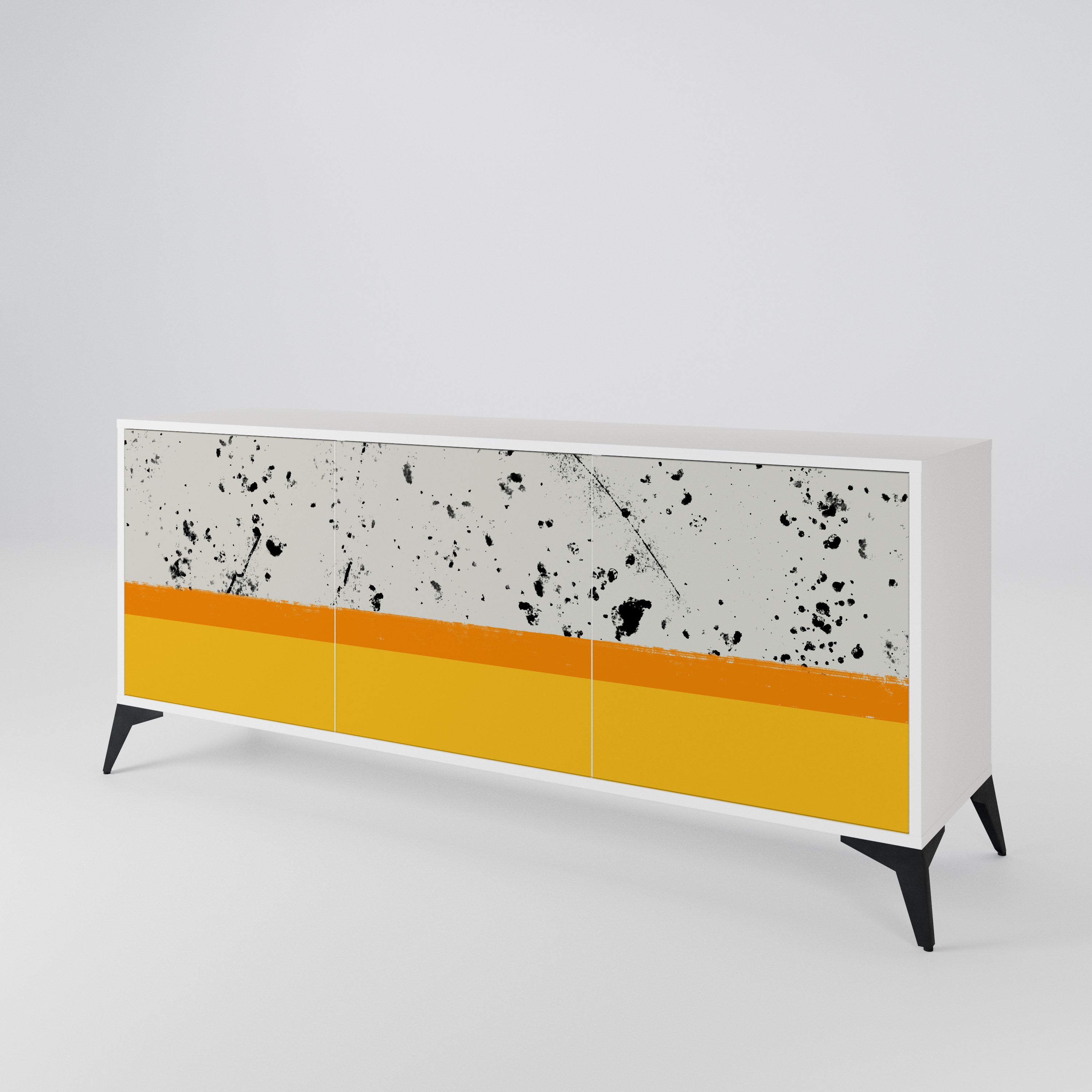 DYED BY ORANGE 3-türiges Sideboard