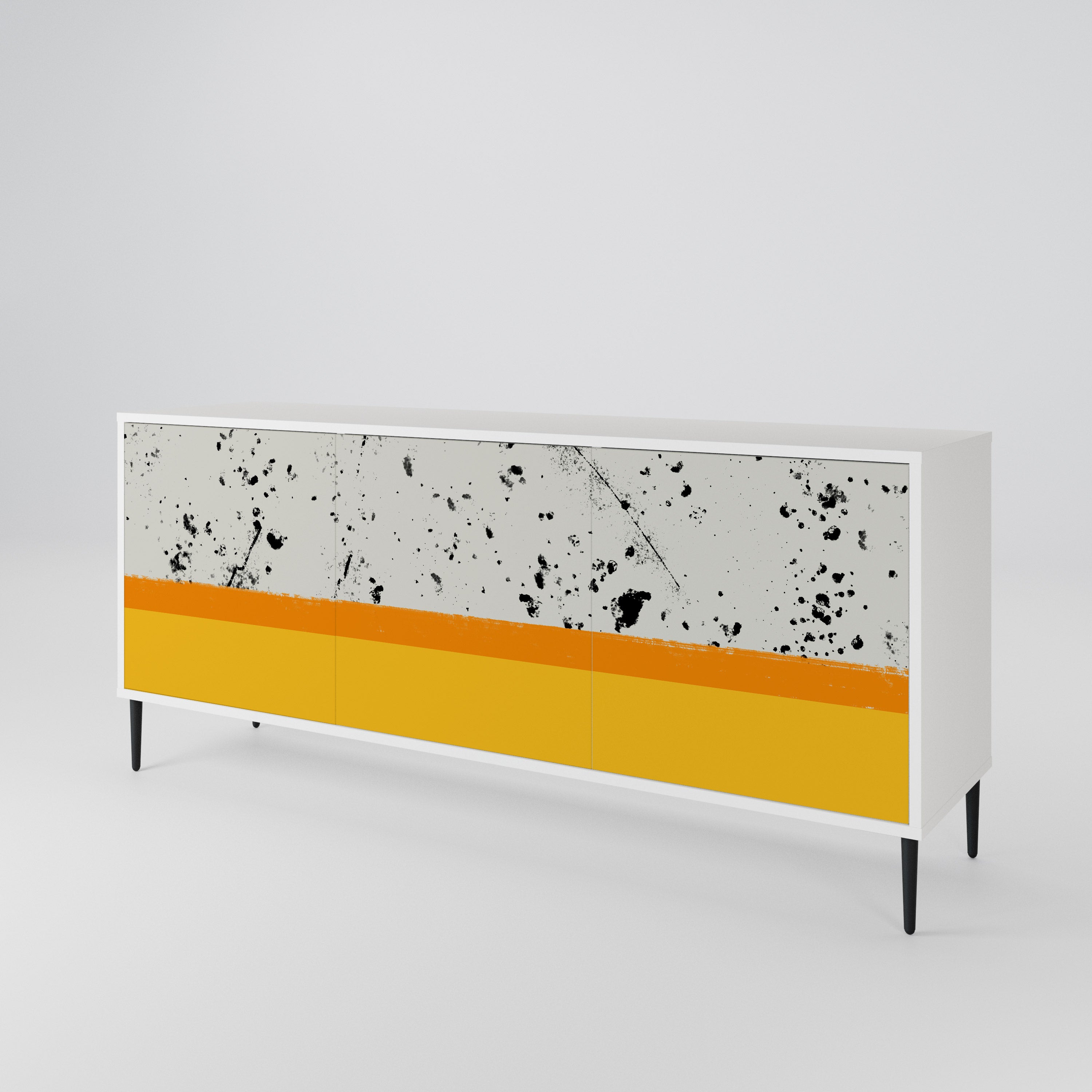 DYED BY ORANGE 3-türiges Sideboard