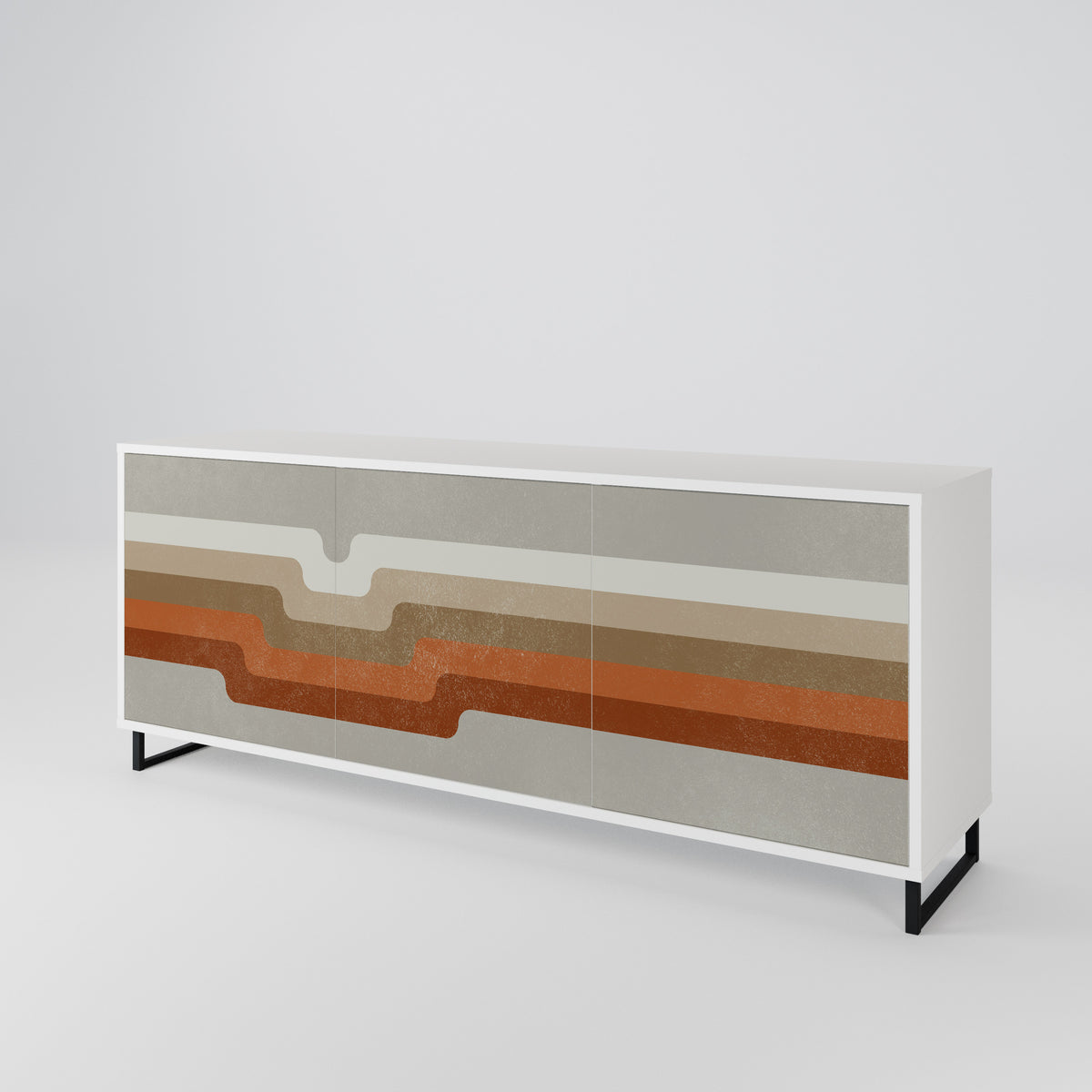 PECULIAR TRAIL 3-türiges Sideboard