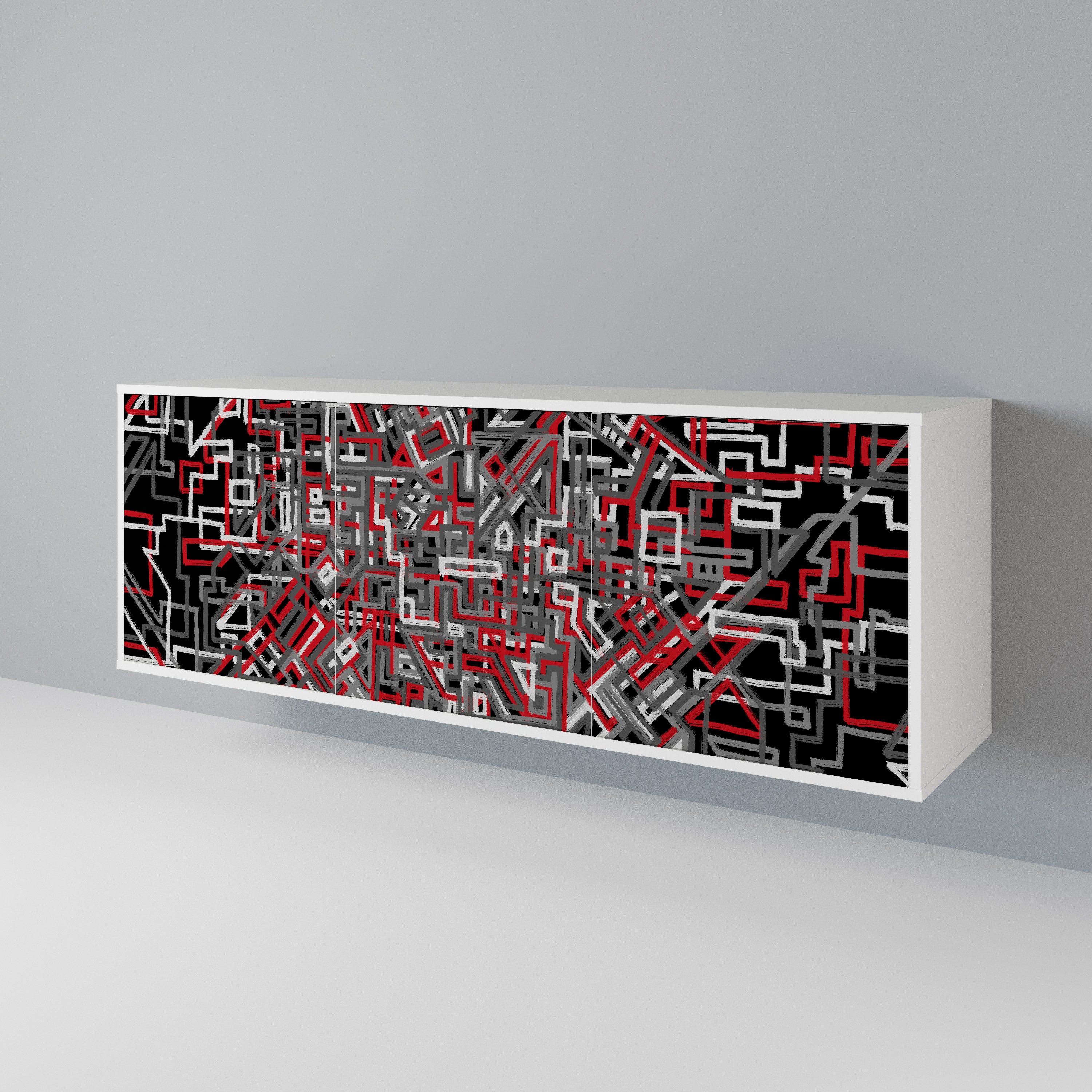 BROKEN LINES 3-türiges Sideboard