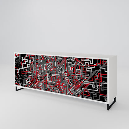 BROKEN LINES 3-türiges Sideboard