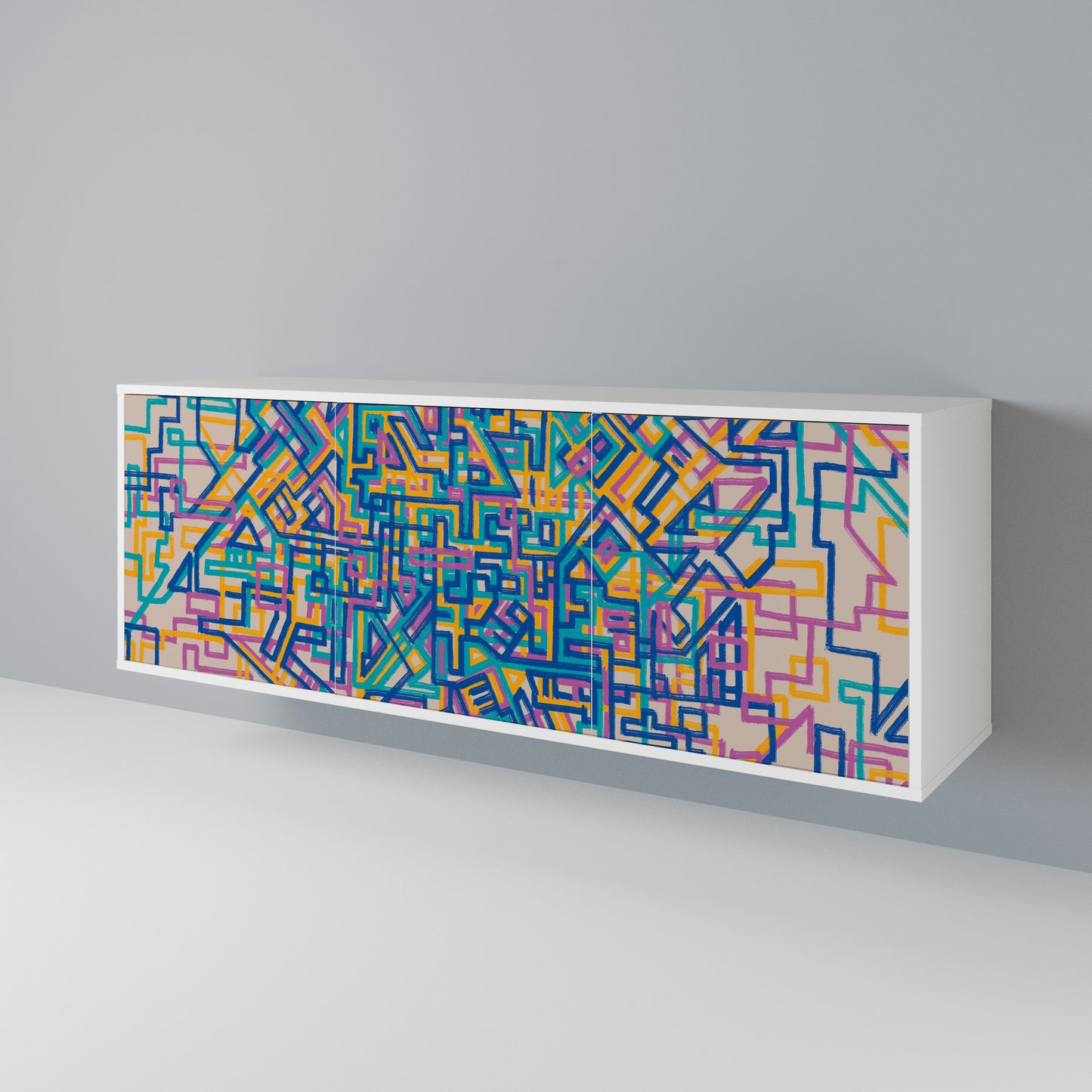 MEMORIES MAP 3-türiges Sideboard