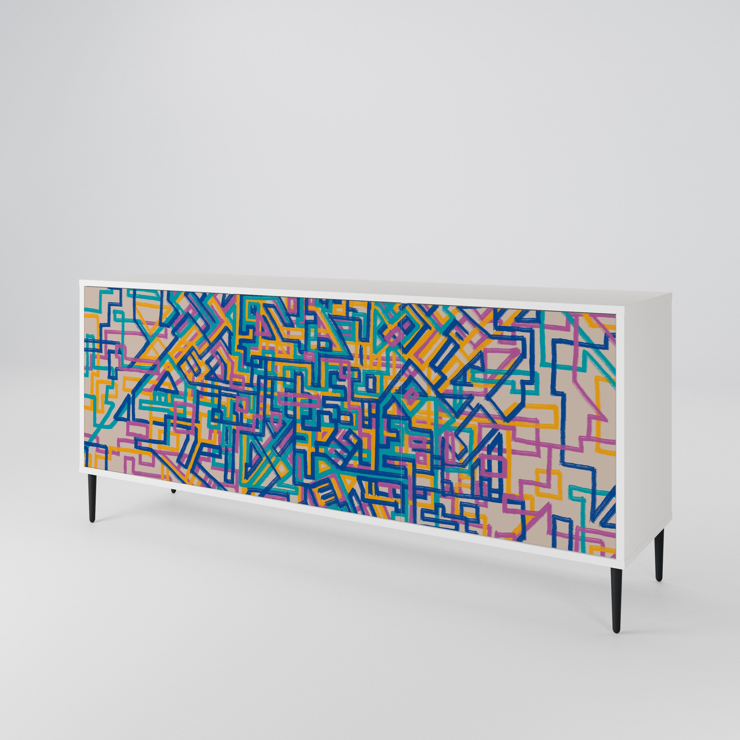 MEMORIES MAP 3-türiges Sideboard