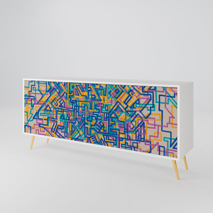 MEMORIES MAP 3-türiges Sideboard