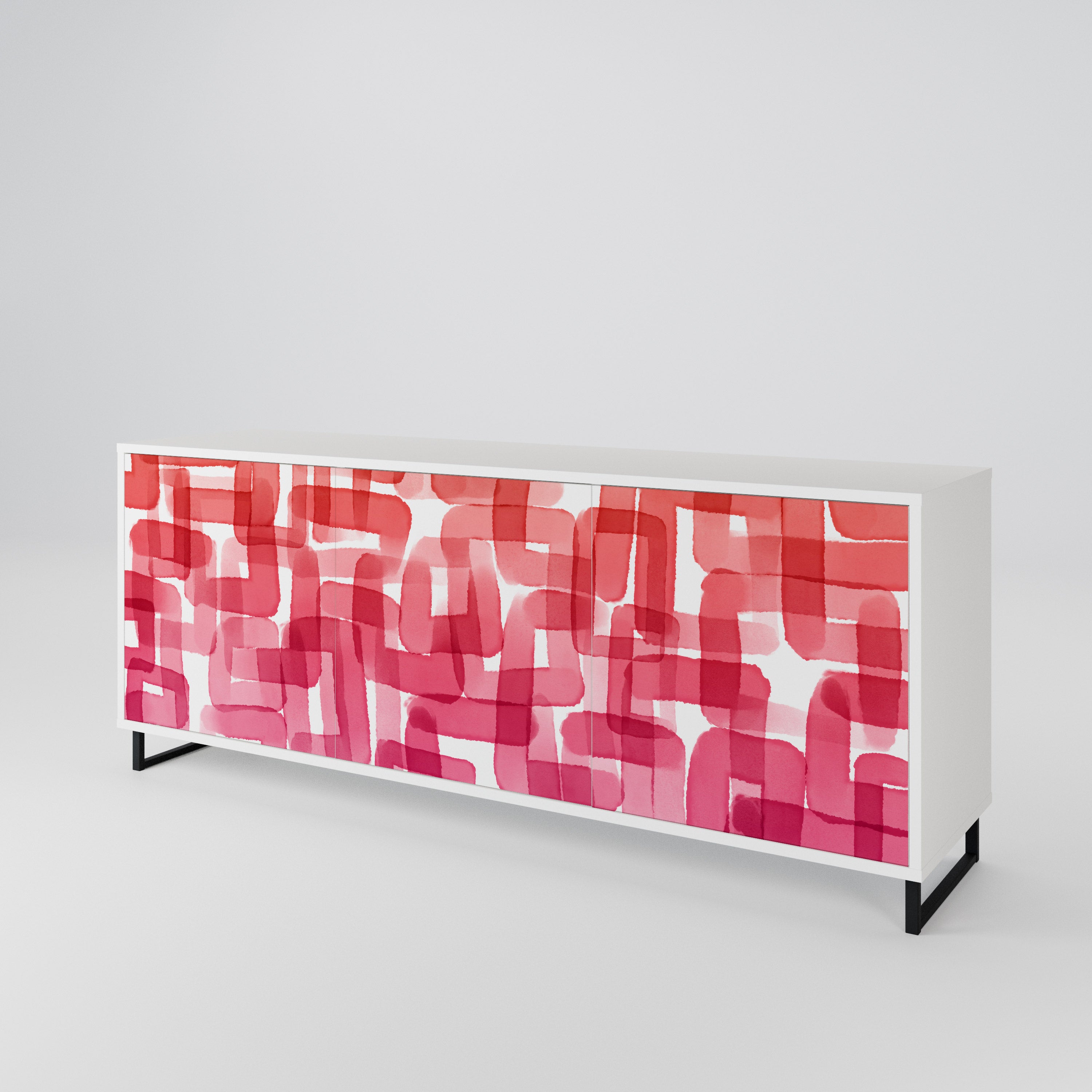 KALEIDOSCOPIC CUBISM 3-türiges Sideboard