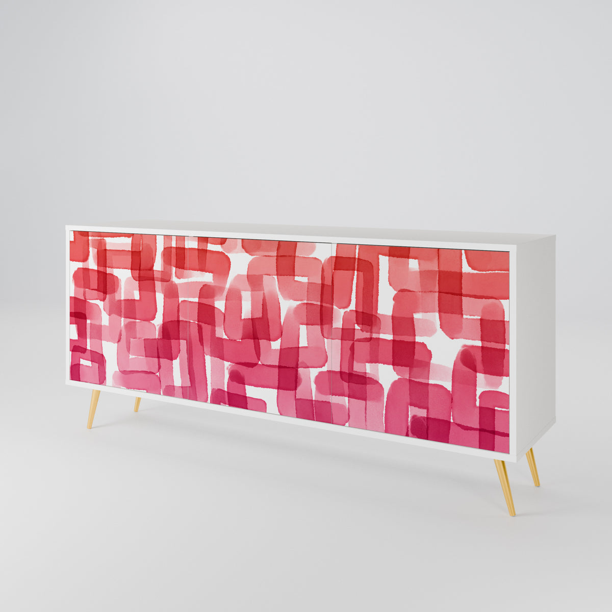 KALEIDOSCOPIC CUBISM 3-türiges Sideboard