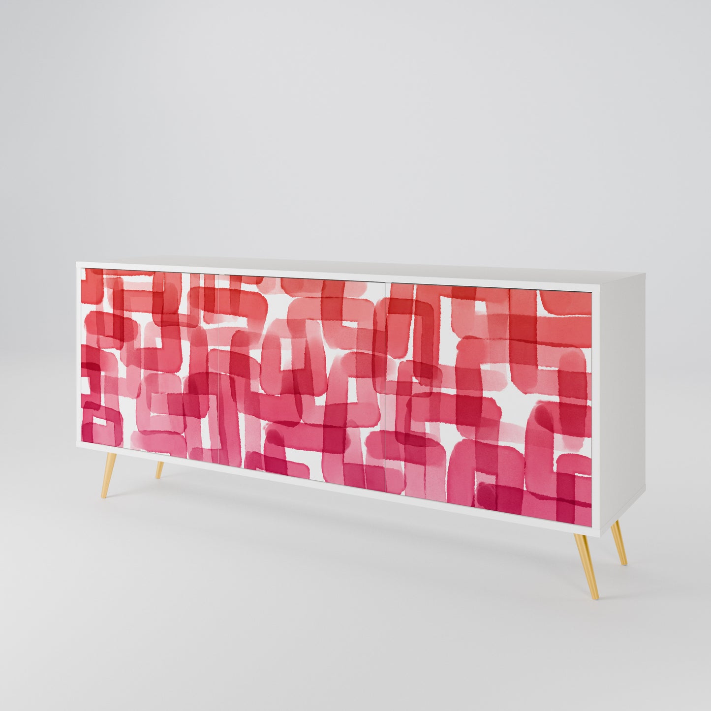 KALEIDOSCOPIC CUBISM 3-türiges Sideboard