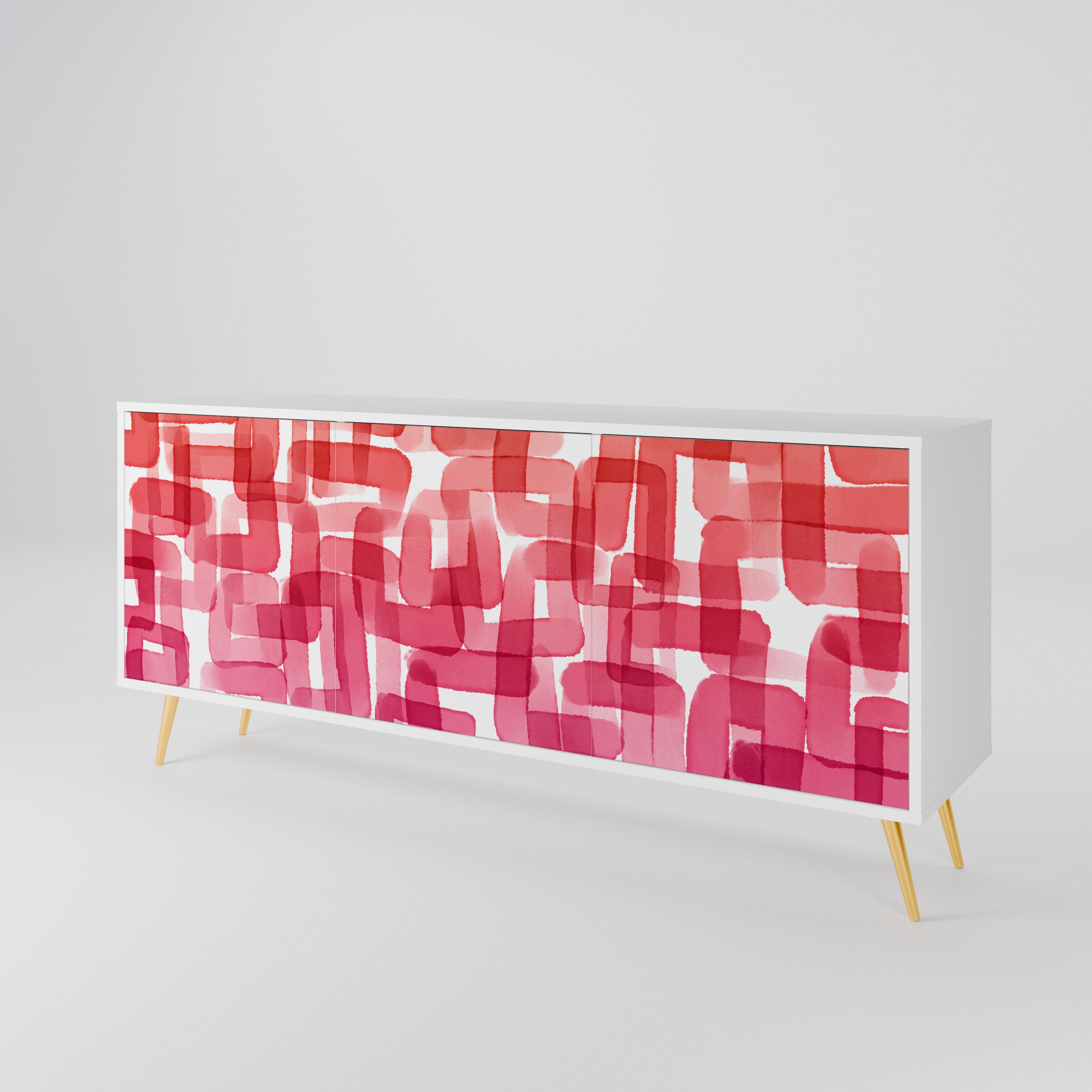 KALEIDOSCOPIC CUBISM 3-türiges Sideboard