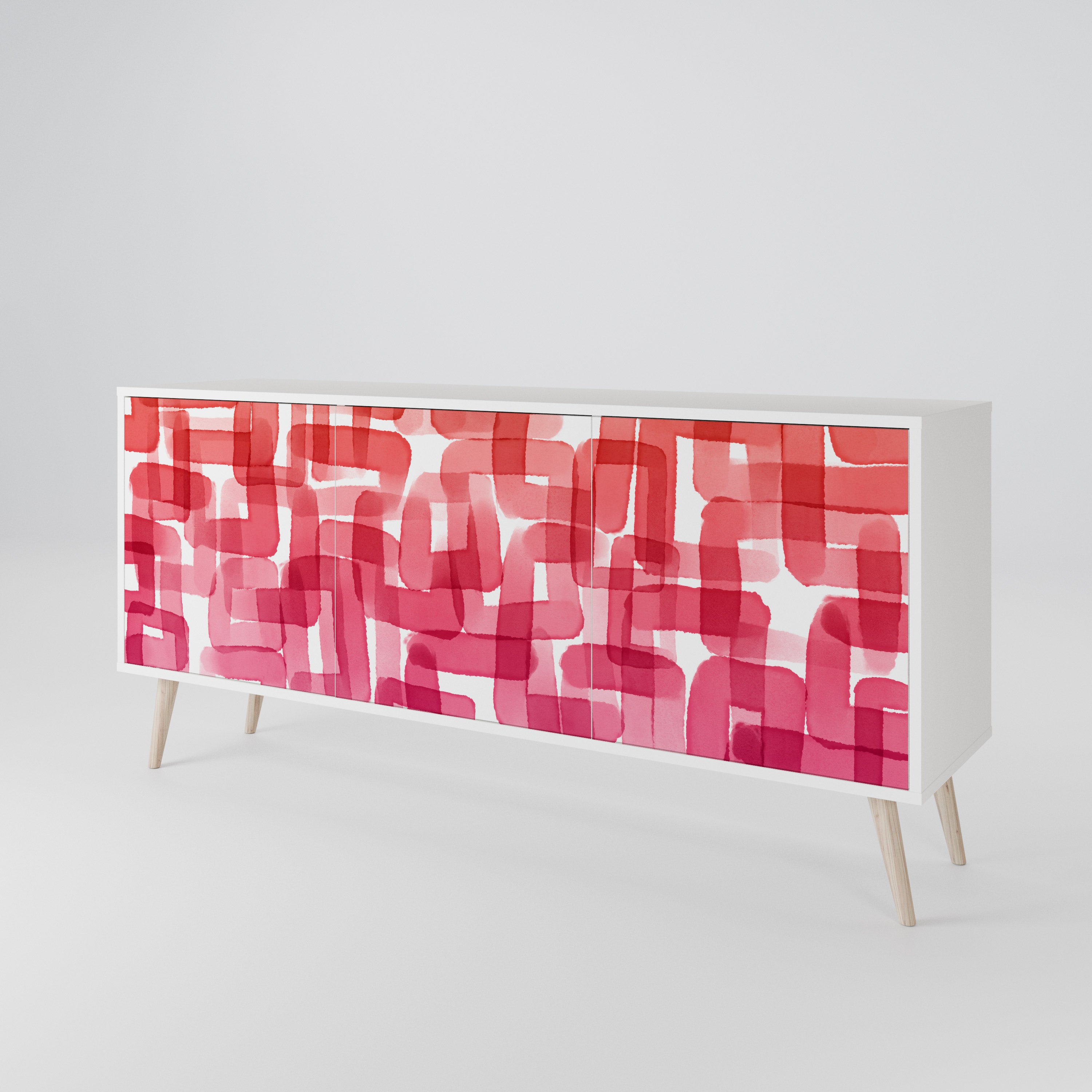 KALEIDOSCOPIC CUBISM 3-türiges Sideboard