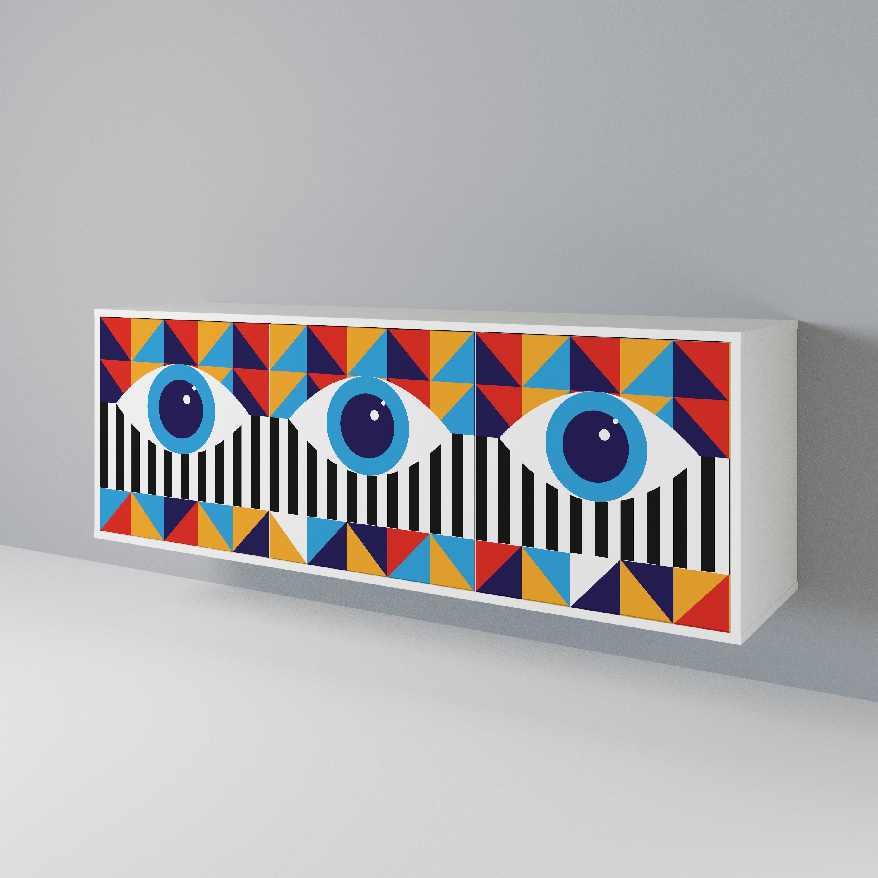 ABSTRACTION AND GEOMETRY 3-türiges Sideboard