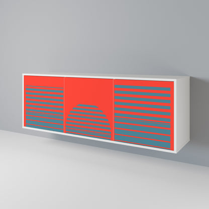 RISING GEOMETRY STARS 3-türiges Sideboard