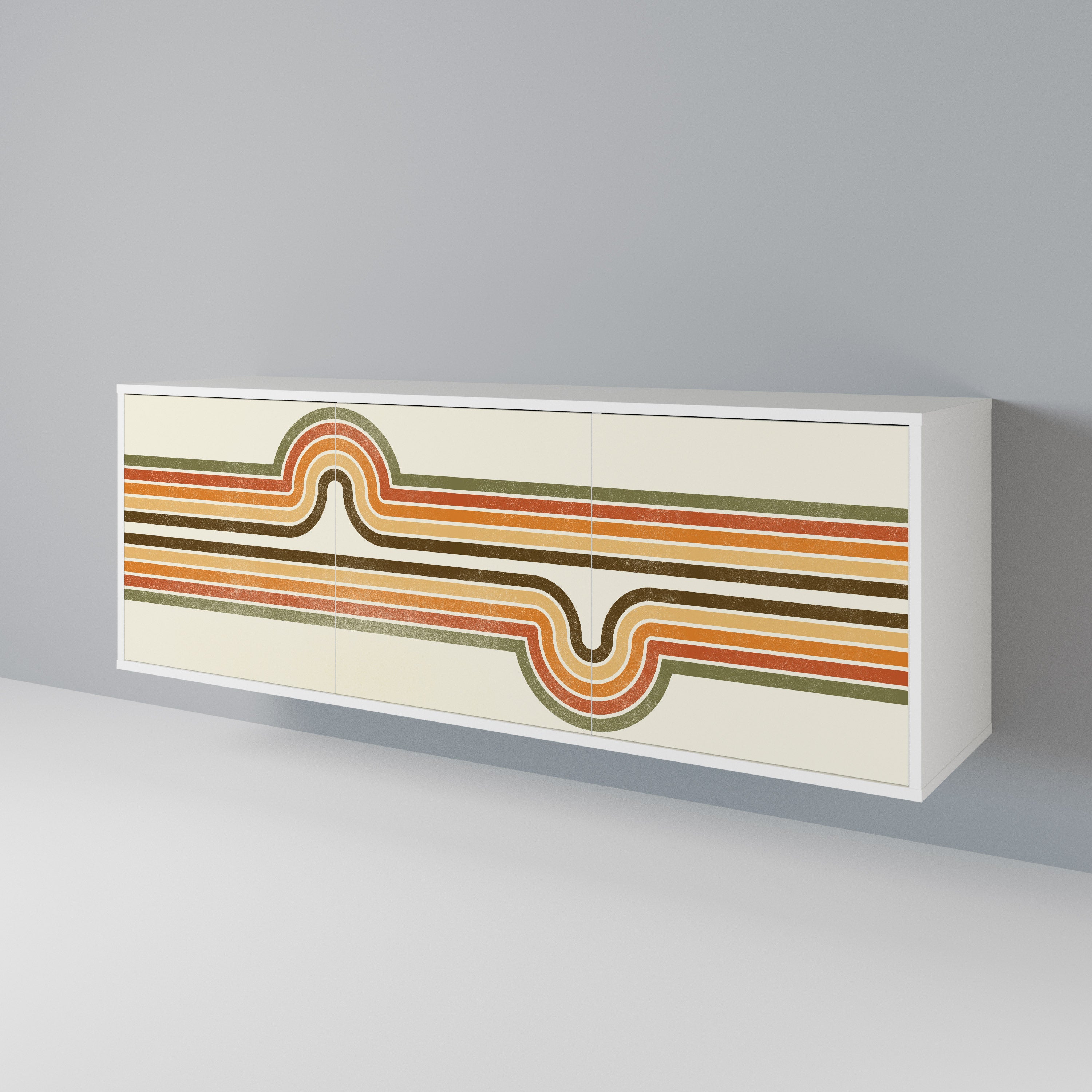 EXCEPTIONAL STREAM 3-türiges Sideboard