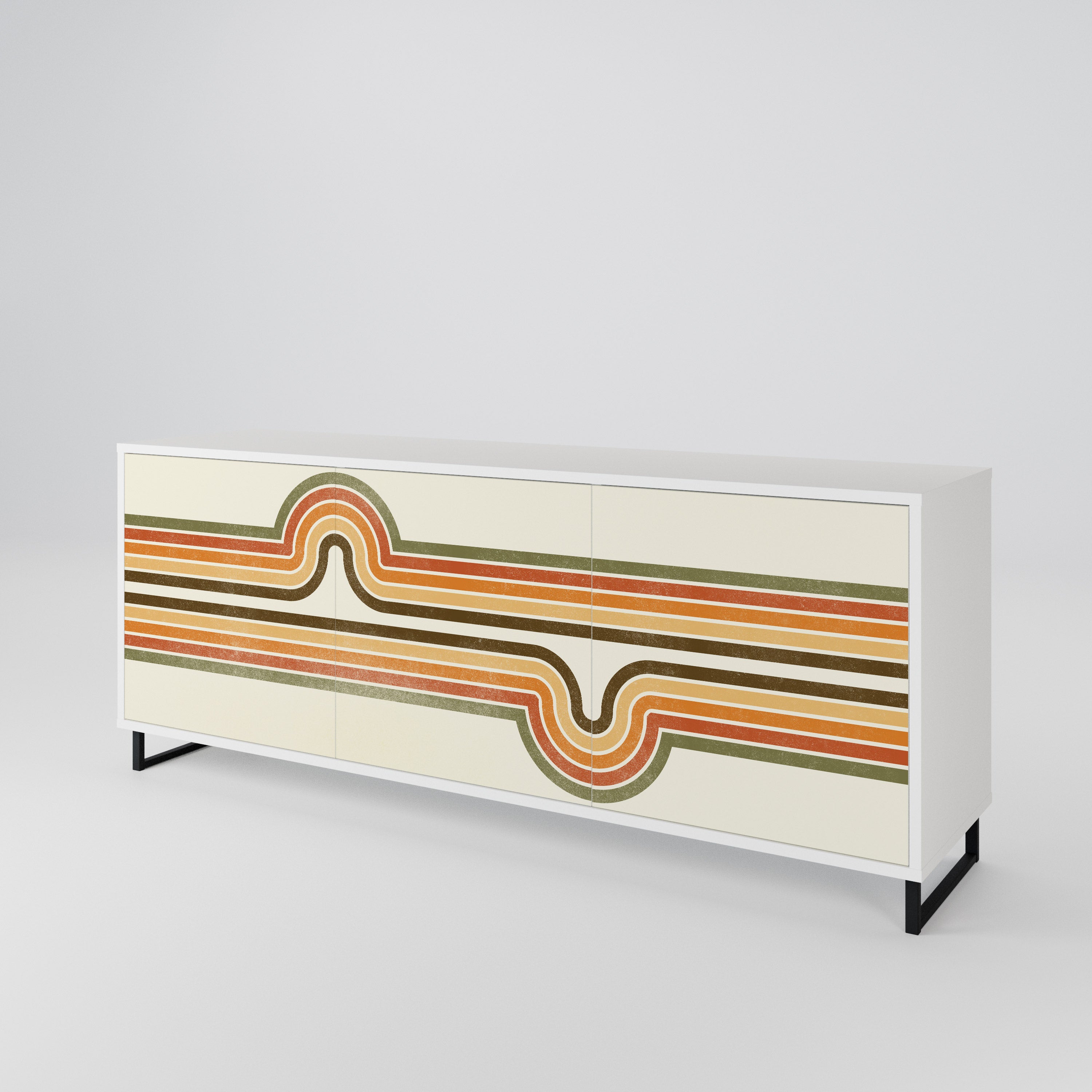 EXCEPTIONAL STREAM 3-türiges Sideboard