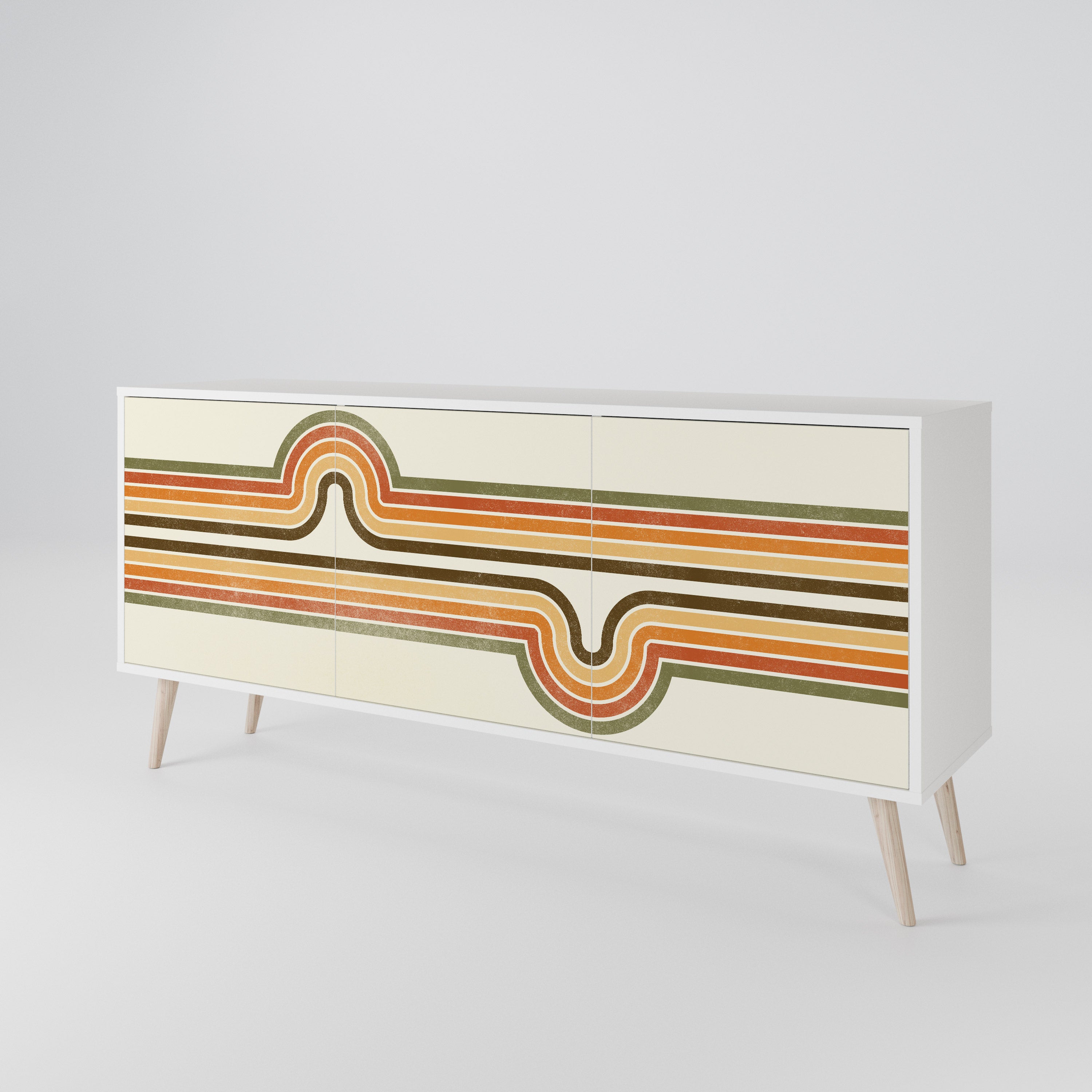 EXCEPTIONAL STREAM 3-türiges Sideboard