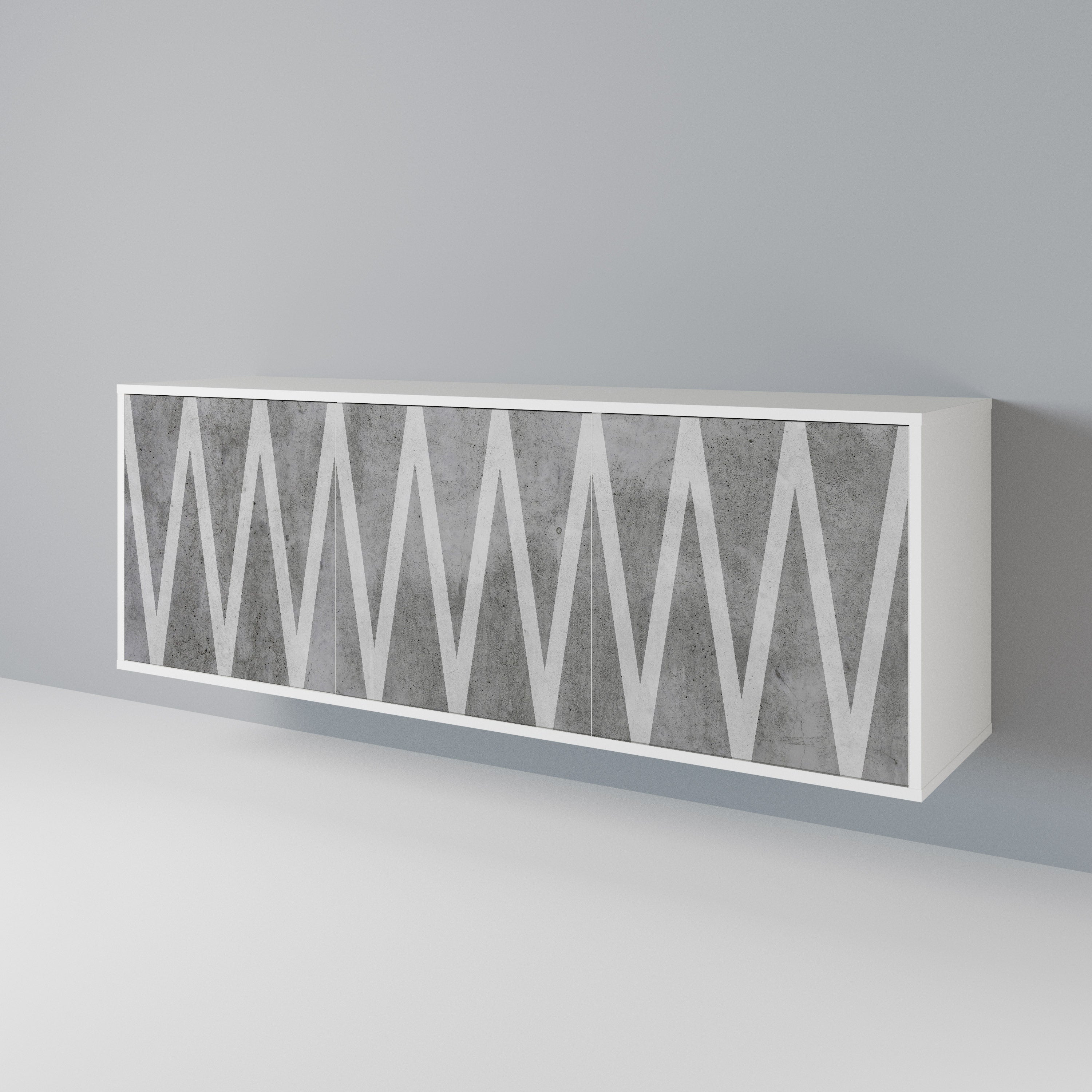 SOLID ZIG ZAG 3-türiges Sideboard