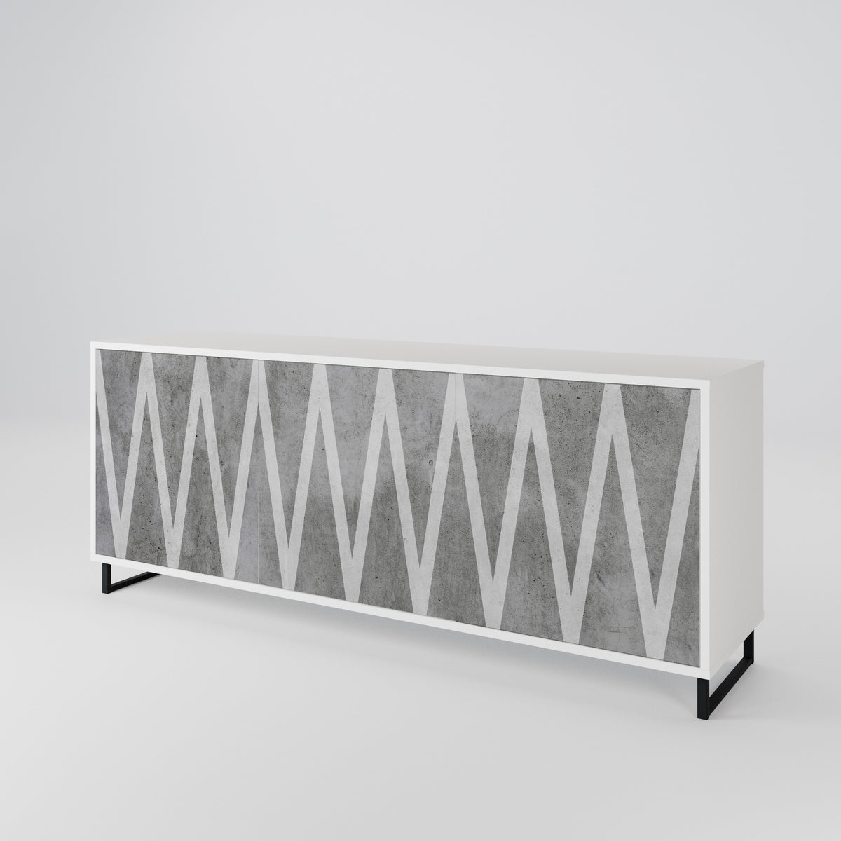 SOLID ZIG ZAG 3-türiges Sideboard