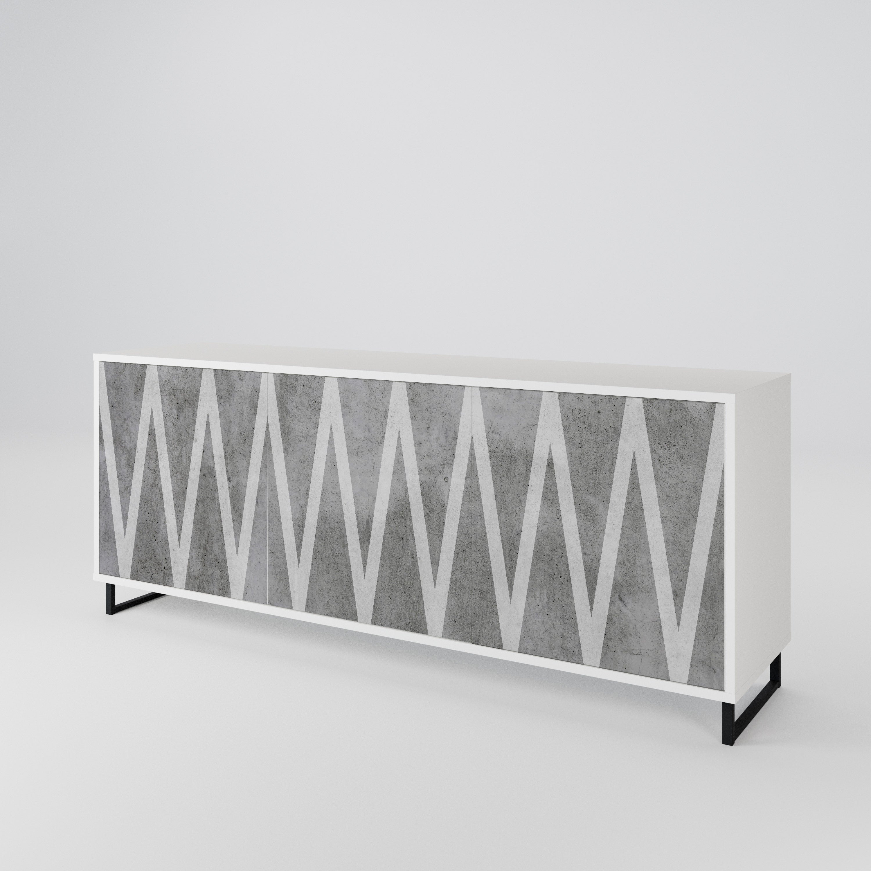 SOLID ZIG ZAG 3-türiges Sideboard