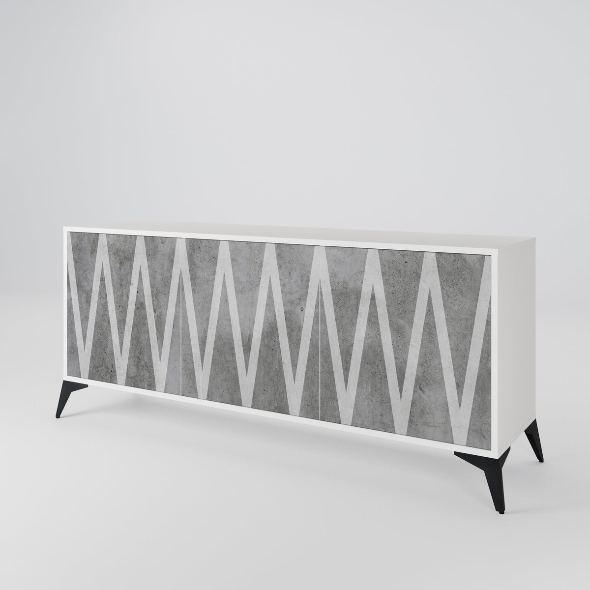 SOLID ZIG ZAG 3-türiges Sideboard