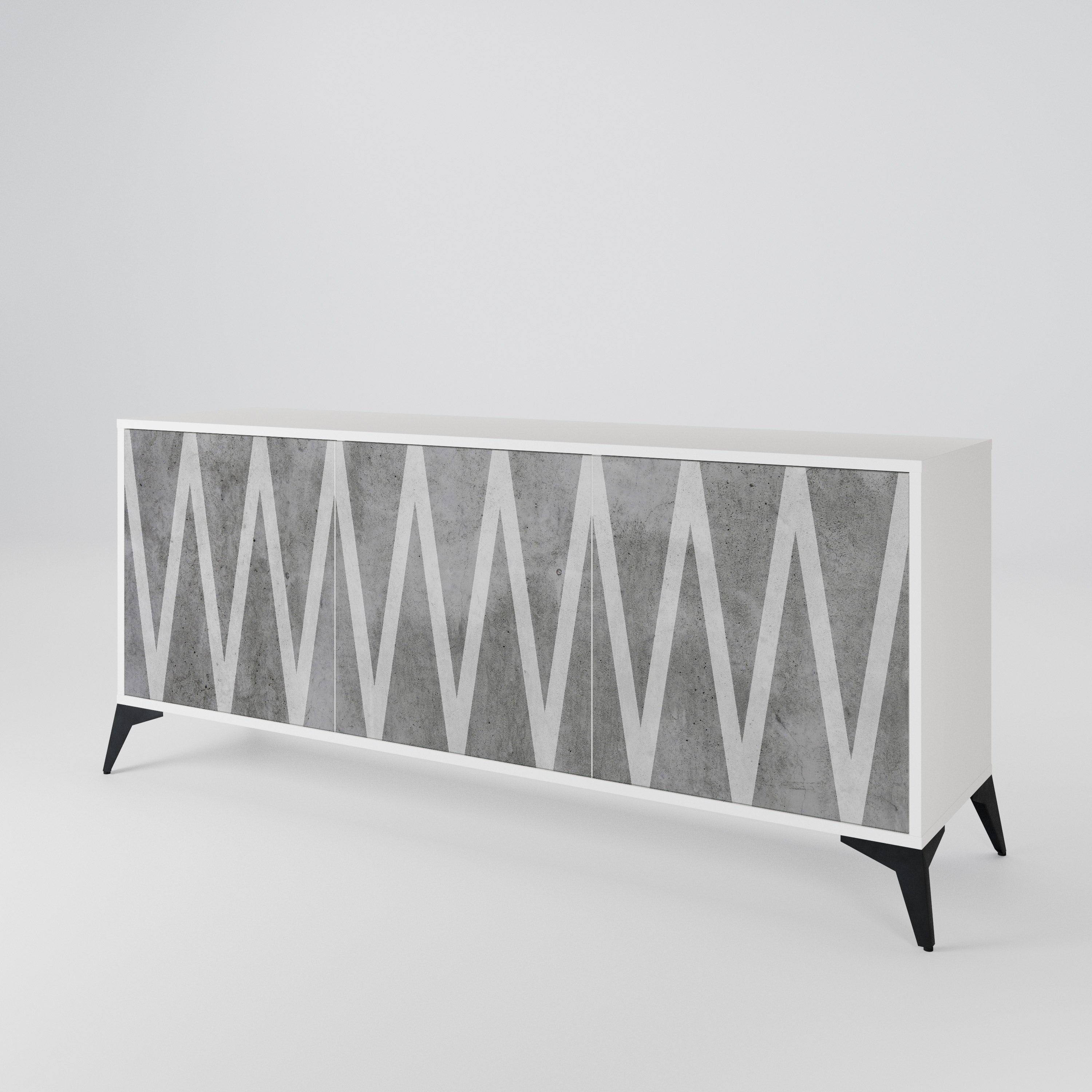 SOLID ZIG ZAG 3-türiges Sideboard