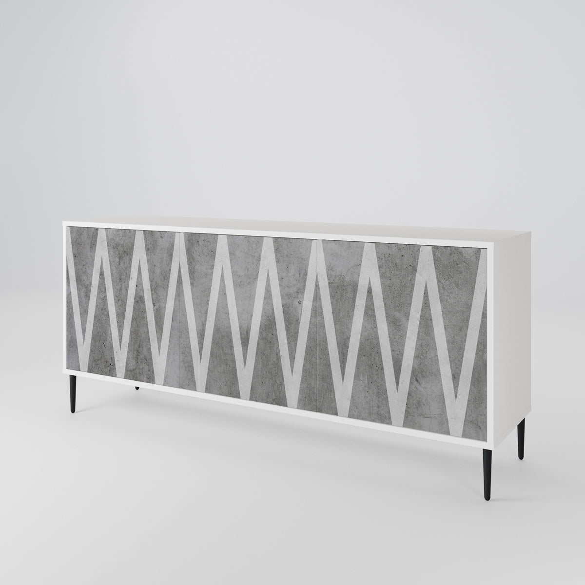 SOLID ZIG ZAG 3-türiges Sideboard