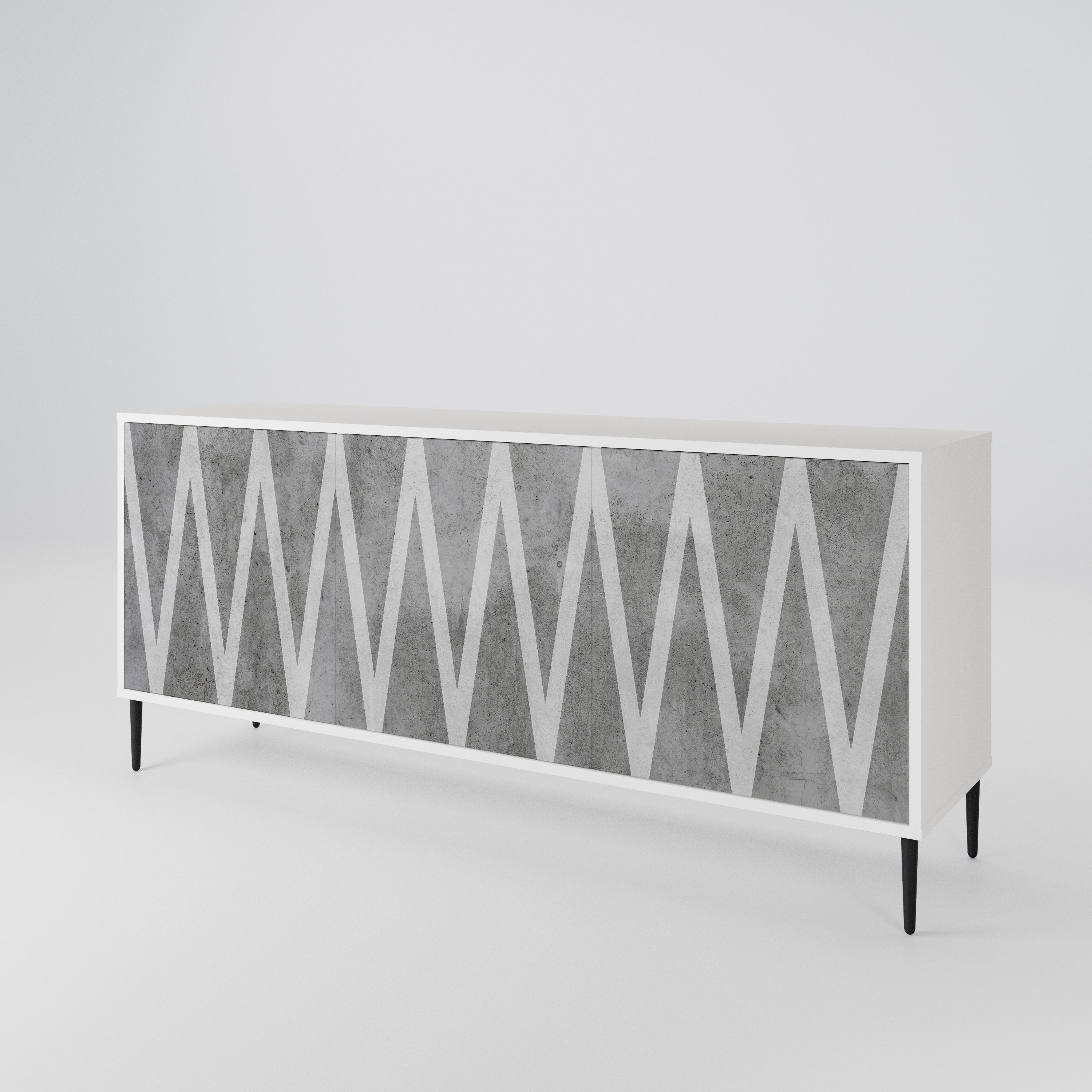 SOLID ZIG ZAG 3-türiges Sideboard